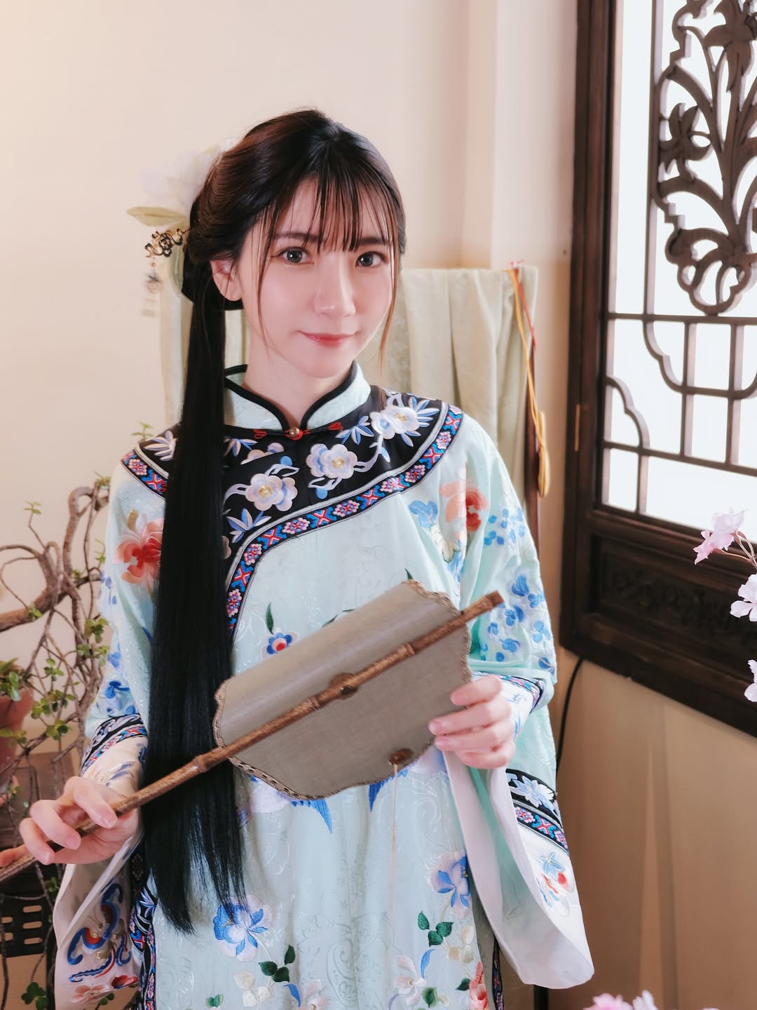 【正妹】甜美女神Cherry 清代古典服装太优雅了!