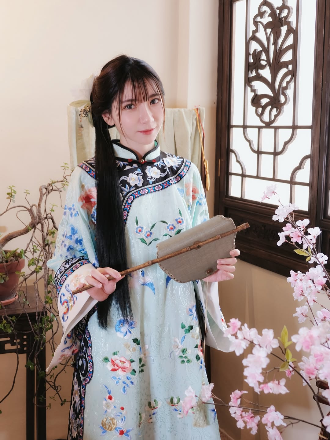 【正妹】甜美女神Cherry 清代古典服装太优雅了!