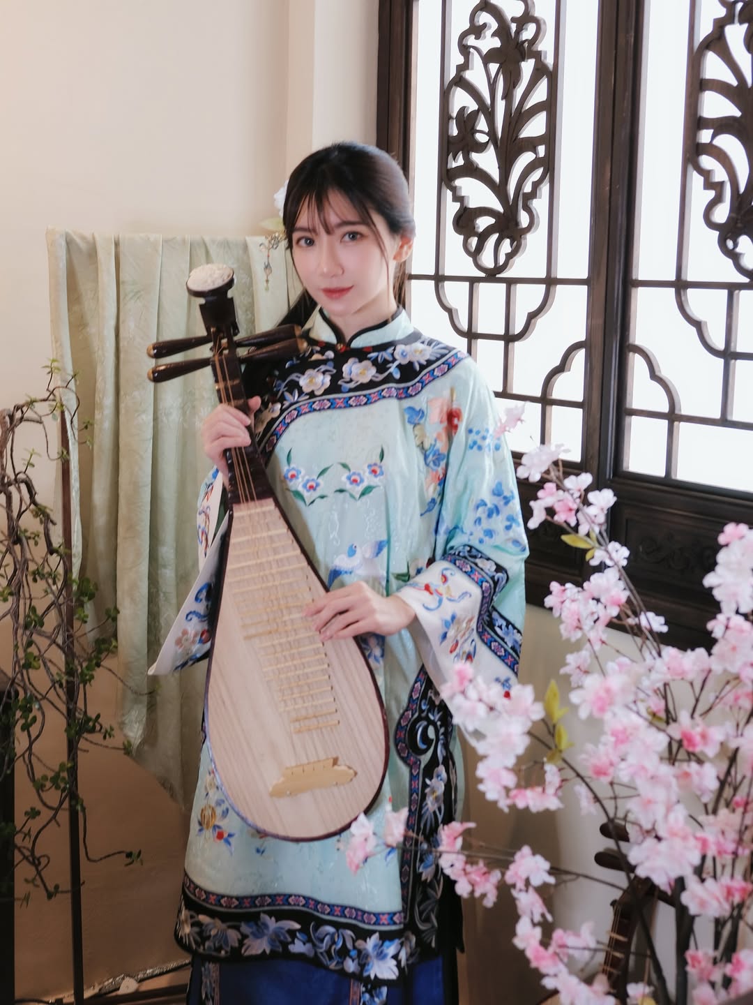 【正妹】甜美女神Cherry 清代古典服装太优雅了!