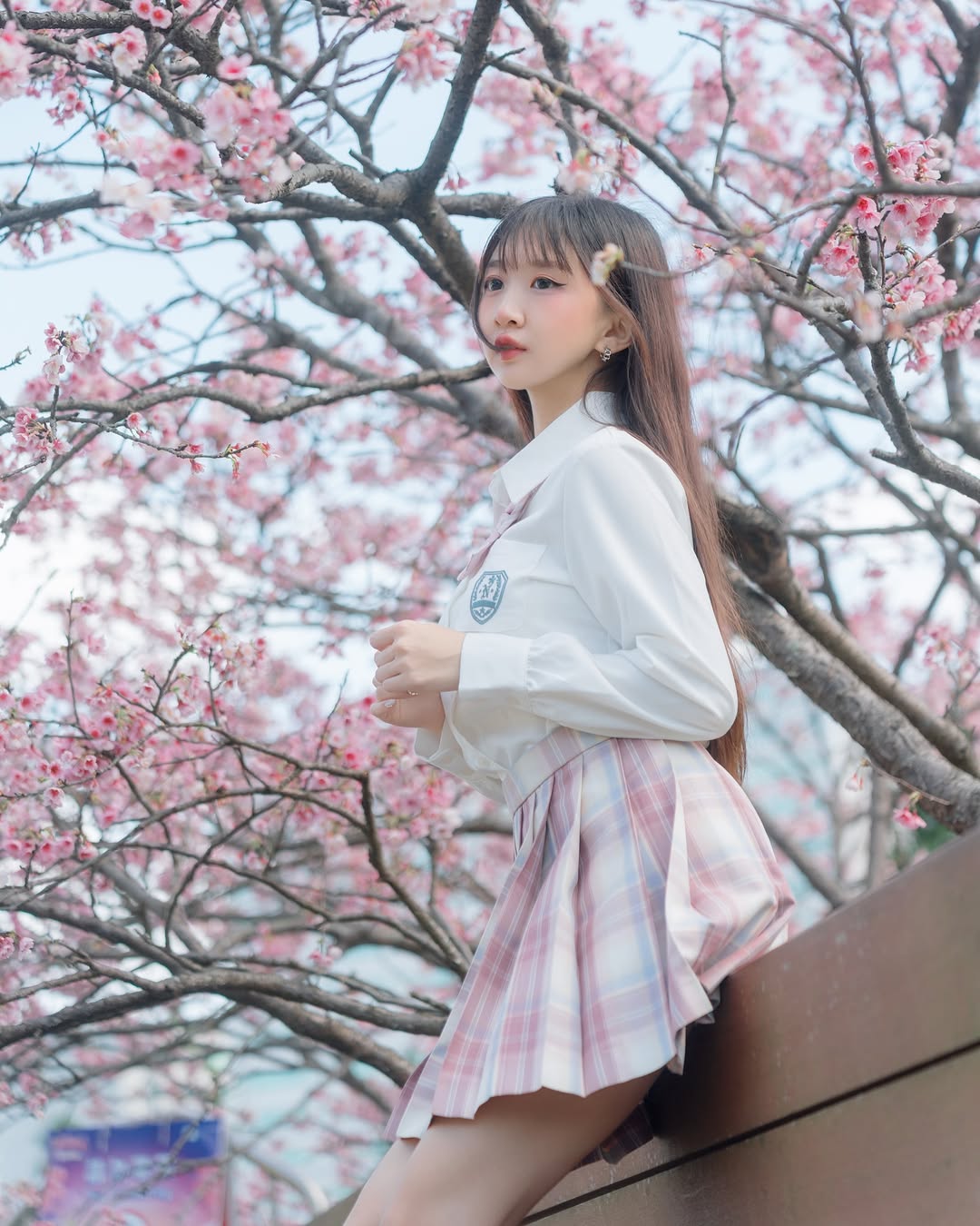 【正妹】孟孟JK制服清纯又可爱的气质，让人看了心头一暖！