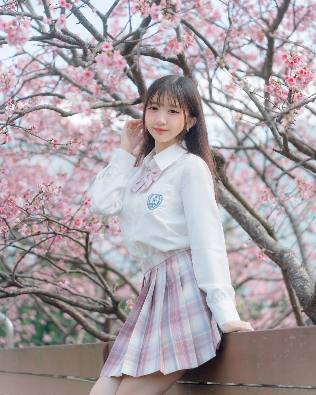 【正妹】孟孟JK制服清纯又可爱的气质，让人看了心头一暖！