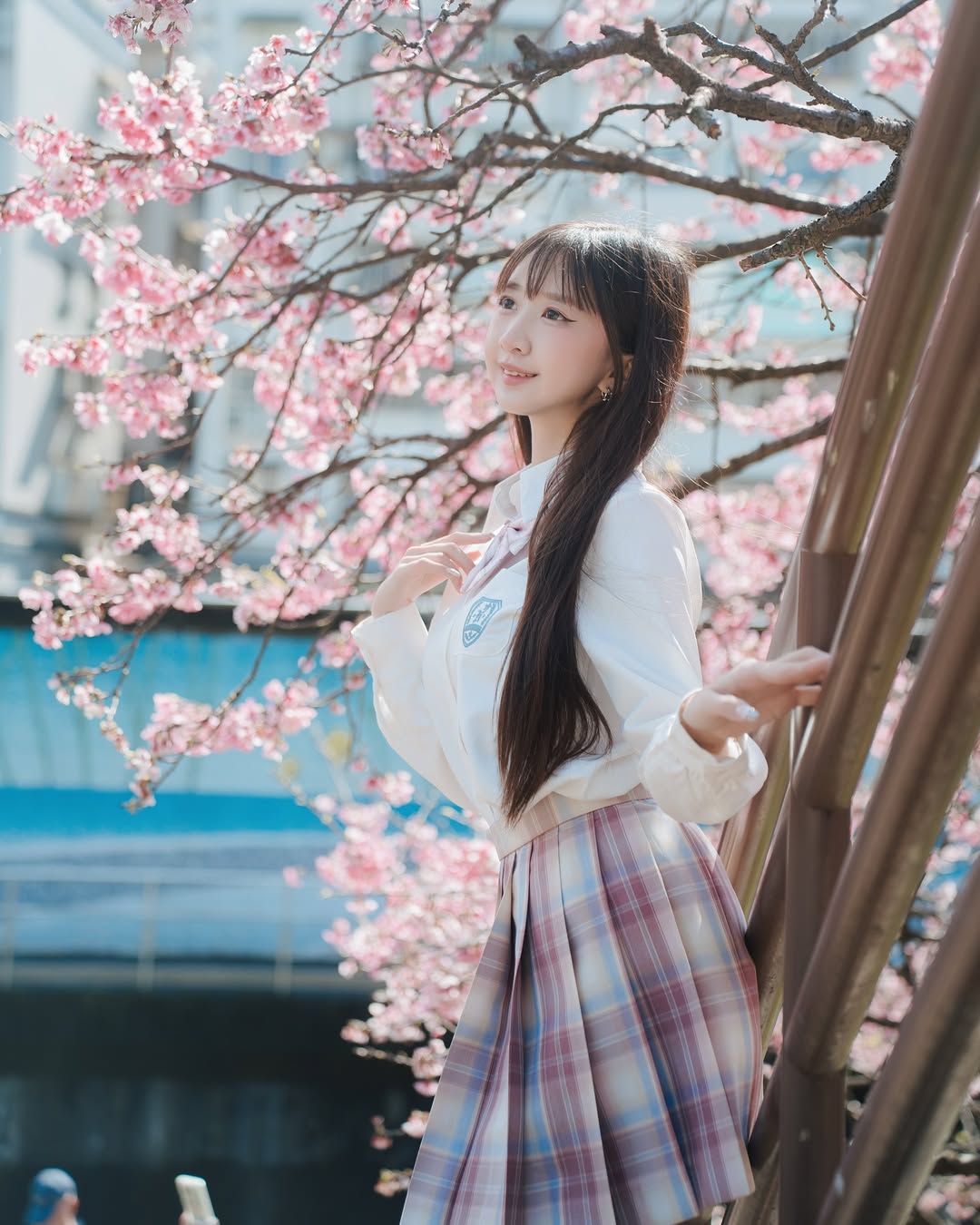 【正妹】孟孟JK制服清纯又可爱的气质，让人看了心头一暖！