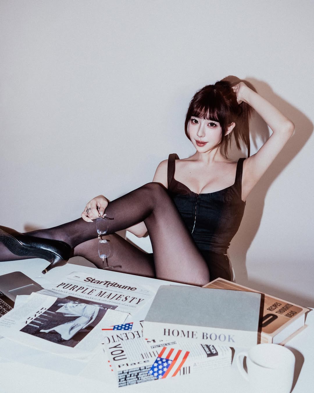 【正妹】李昌昀黑丝写真照,让人一眼便为之倾倒!