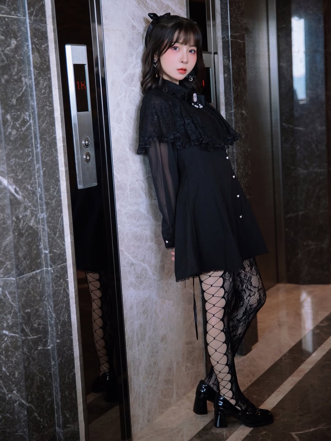 【正妹】Tiny 黑丝暗黑萝莉，小恶魔的甜美魅力！