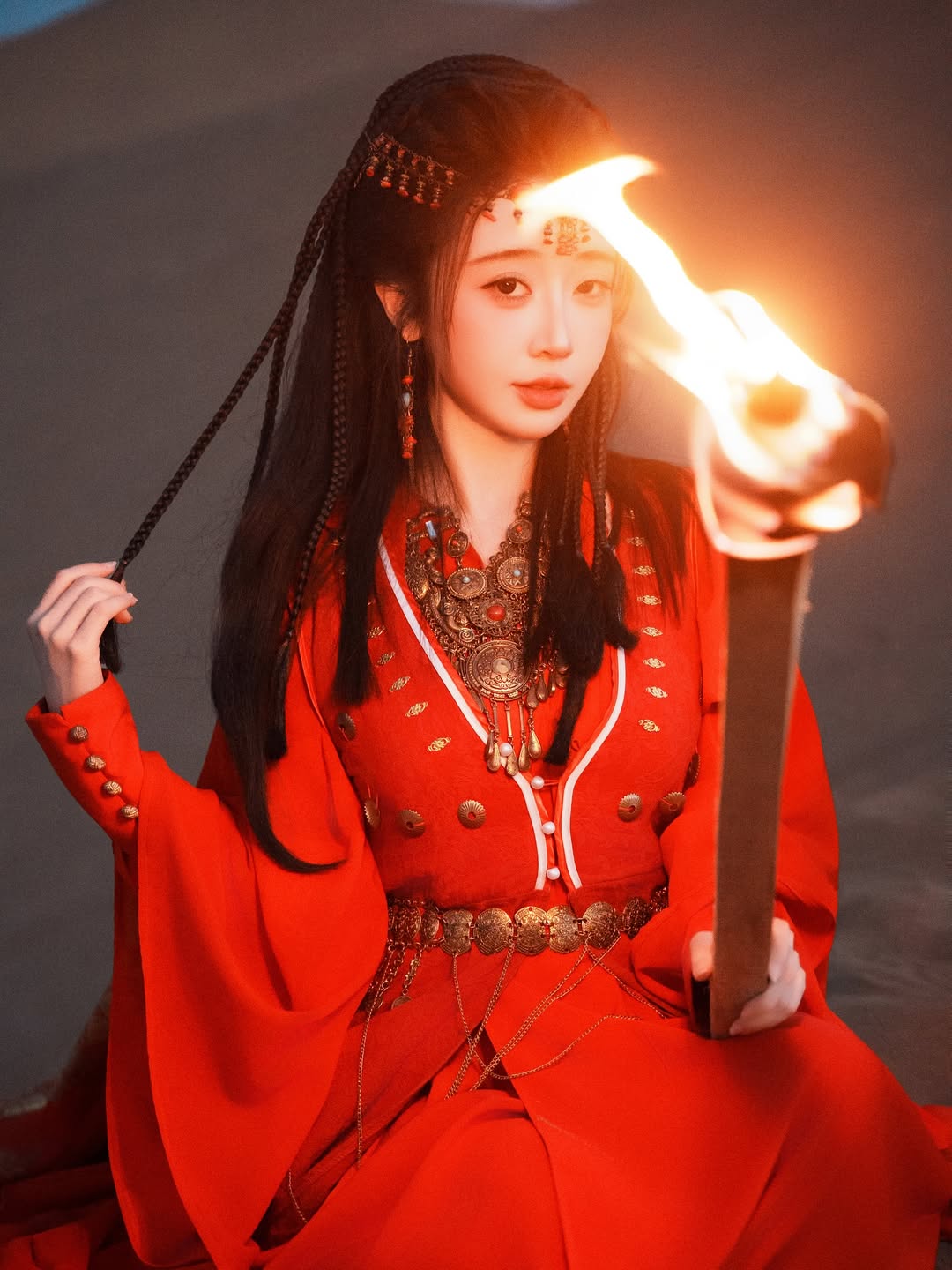 【正妹】玲奈Lena西域公主风，完美曲线窈窕迷人！