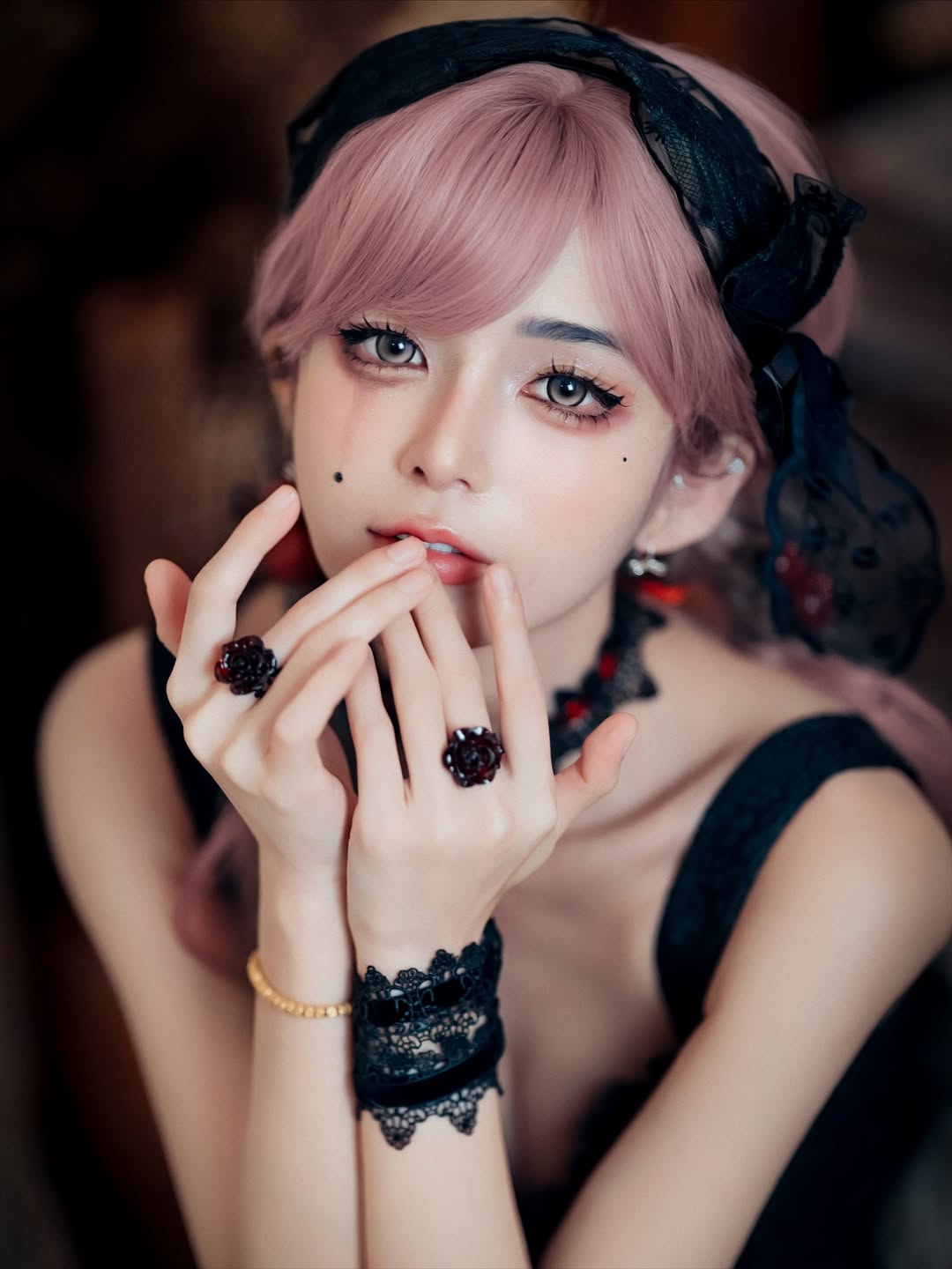 【正妹】辰辰黑暗小魔女写真，大家万圣节快乐！