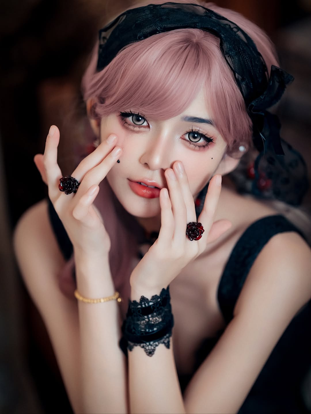 【正妹】辰辰黑暗小魔女写真，大家万圣节快乐！