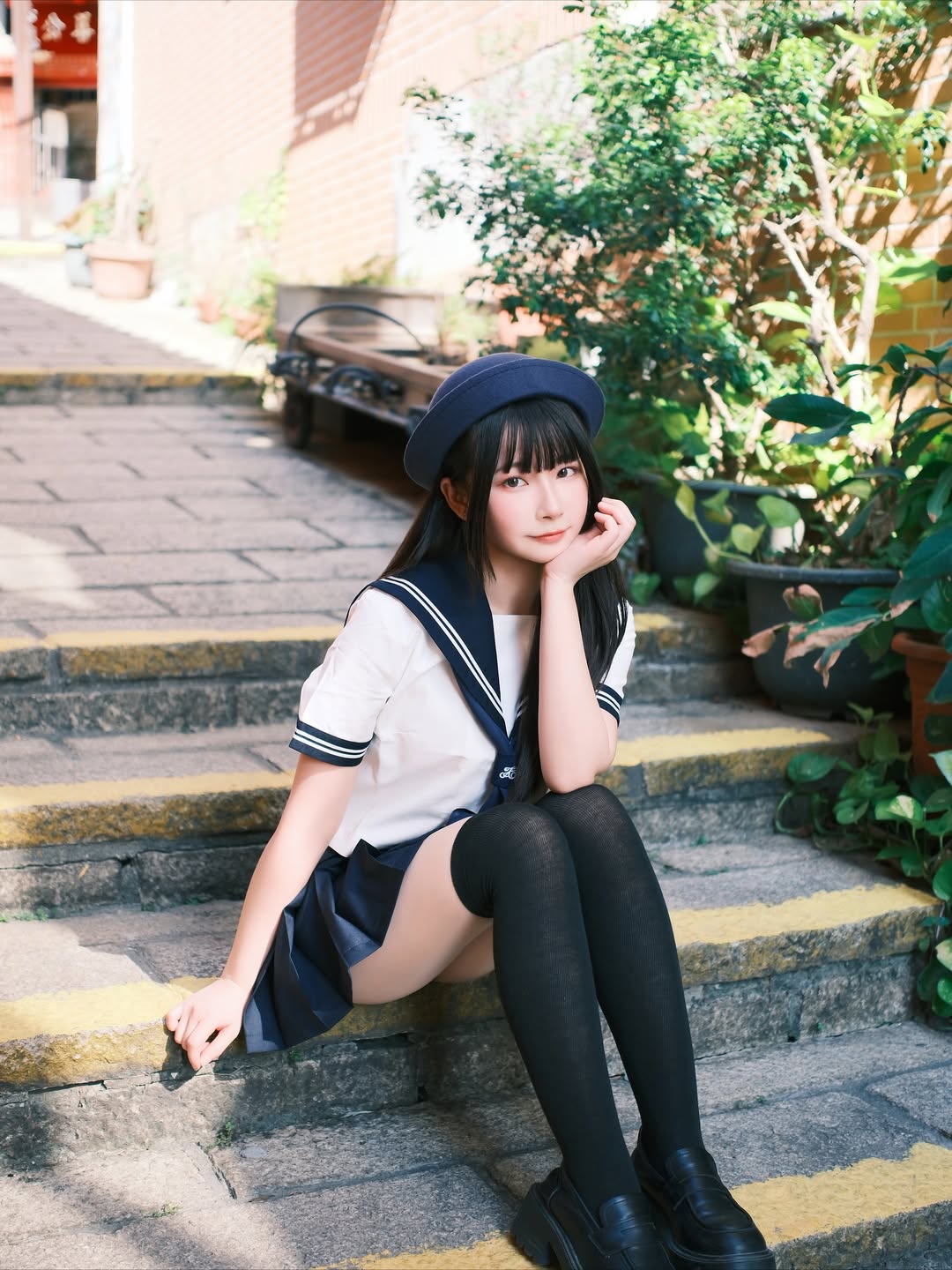 【正妹】陈QQ JK制服写真，清新甜美的让人爱不释手！