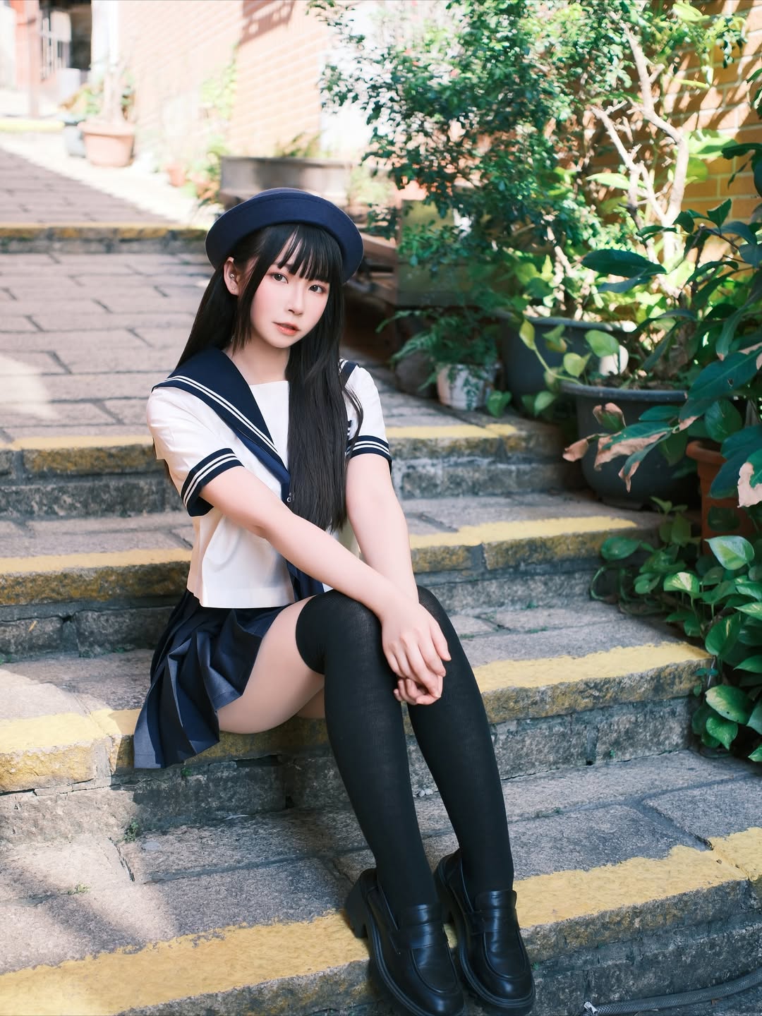 【正妹】陈QQ JK制服写真，清新甜美的让人爱不释手！