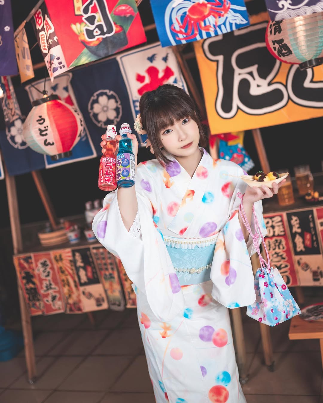 【正妹】陈QQ 日式浴服美照，不掩饰那份美丽从容与自信！