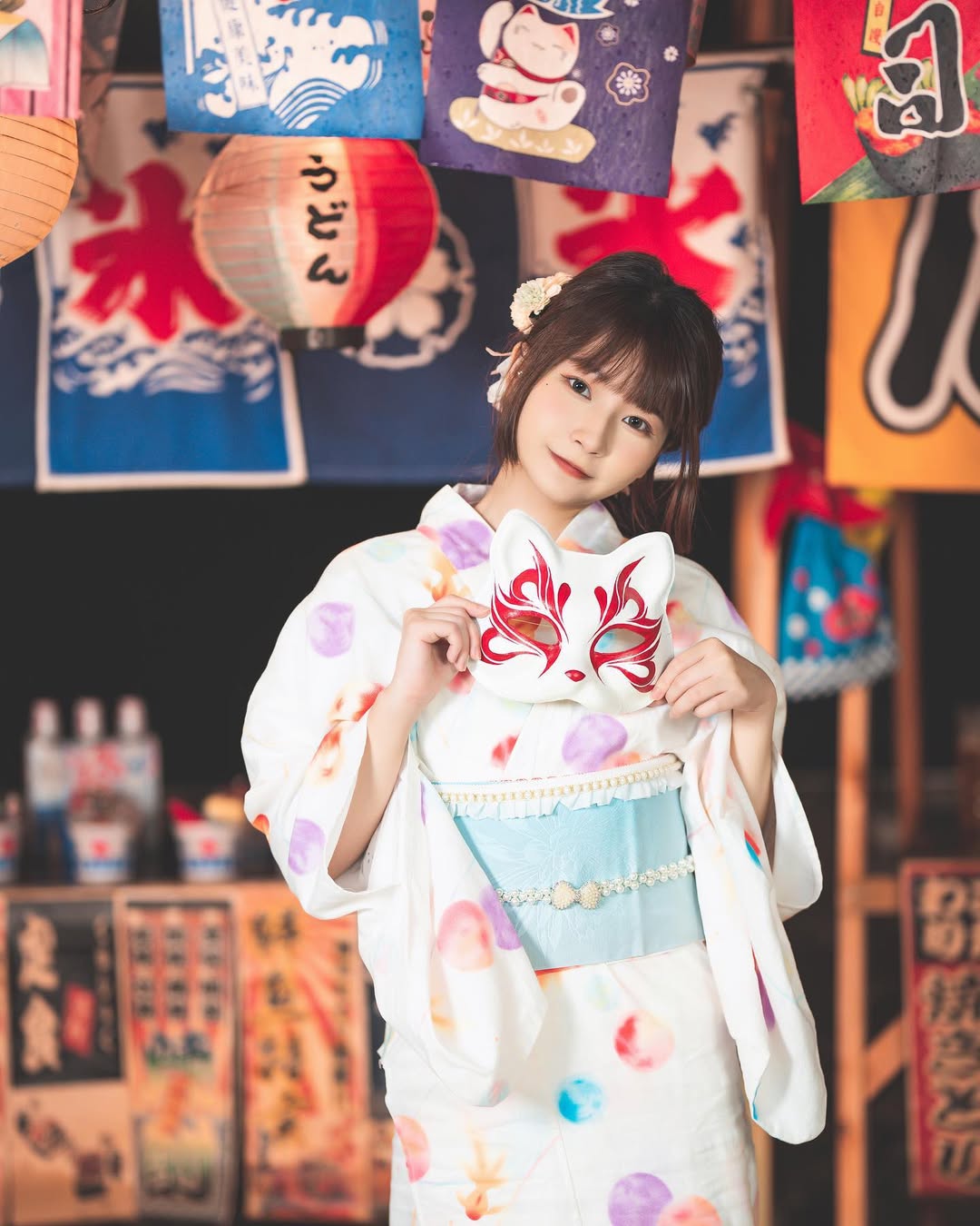 【正妹】陈QQ 日式浴服美照，不掩饰那份美丽从容与自信！