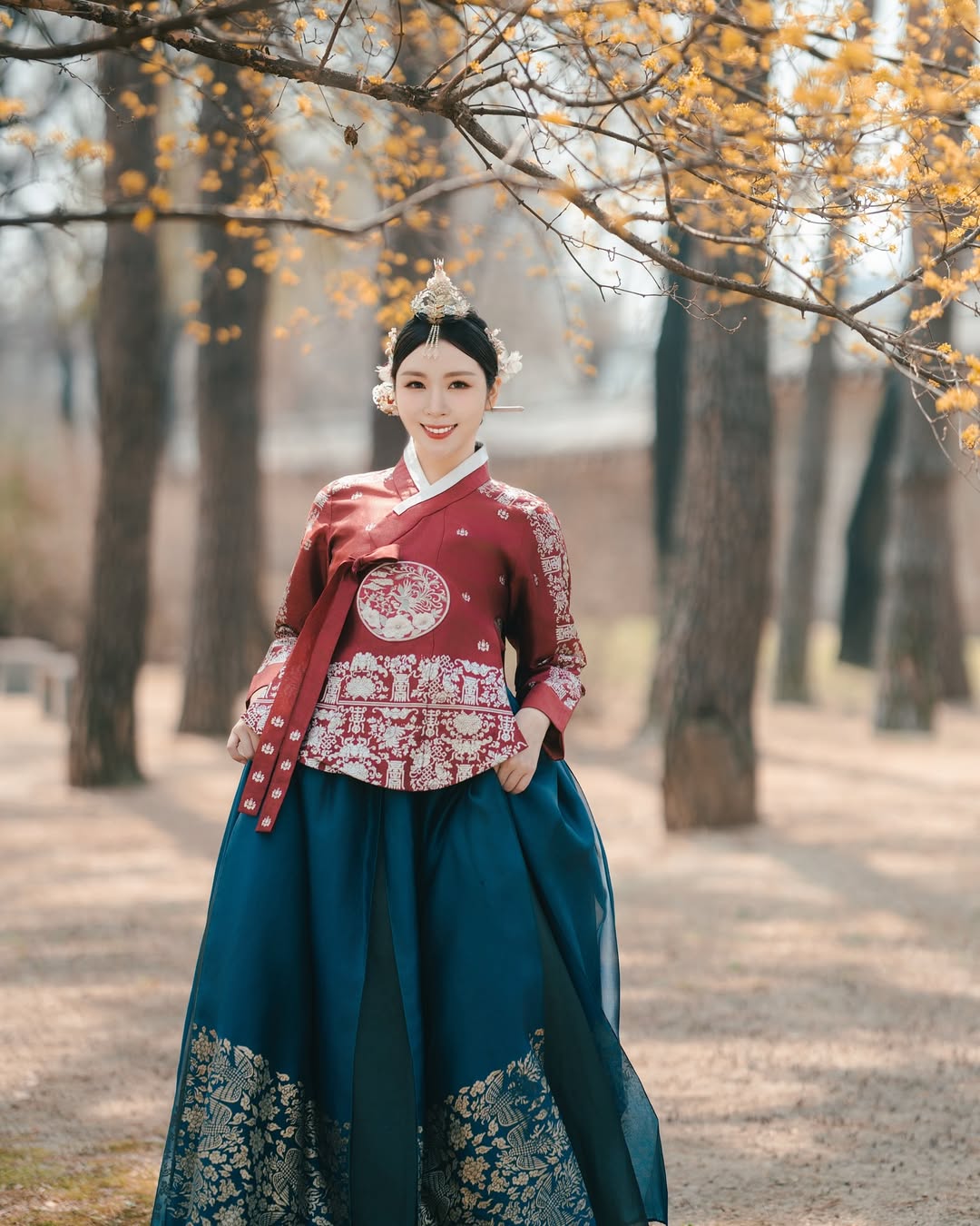 【正妹】蔡宥宥韩服美照，英气与女性柔美完美融合！