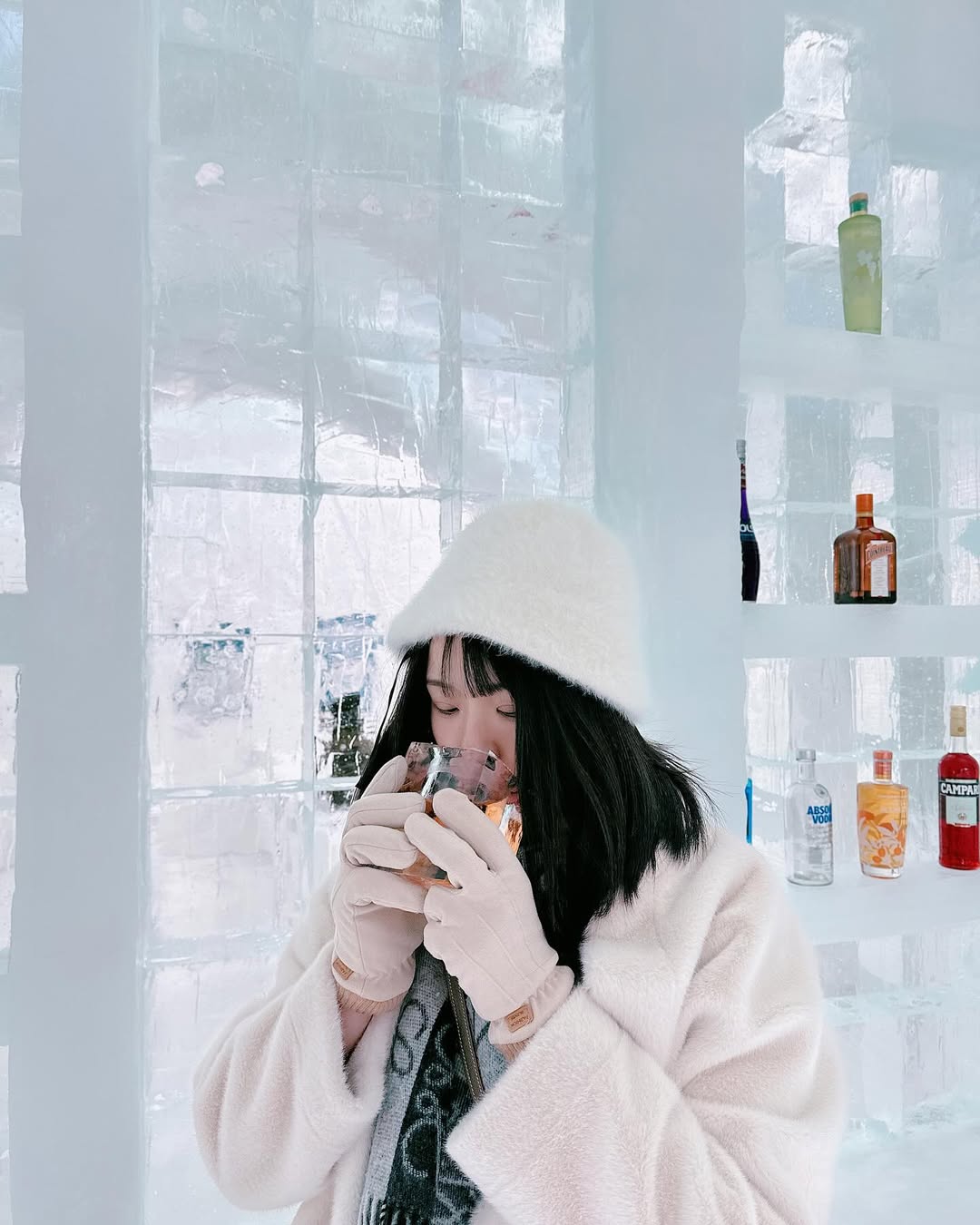 【正妹】宝7美丽雪景拍照，柔情亦可与独立同在！