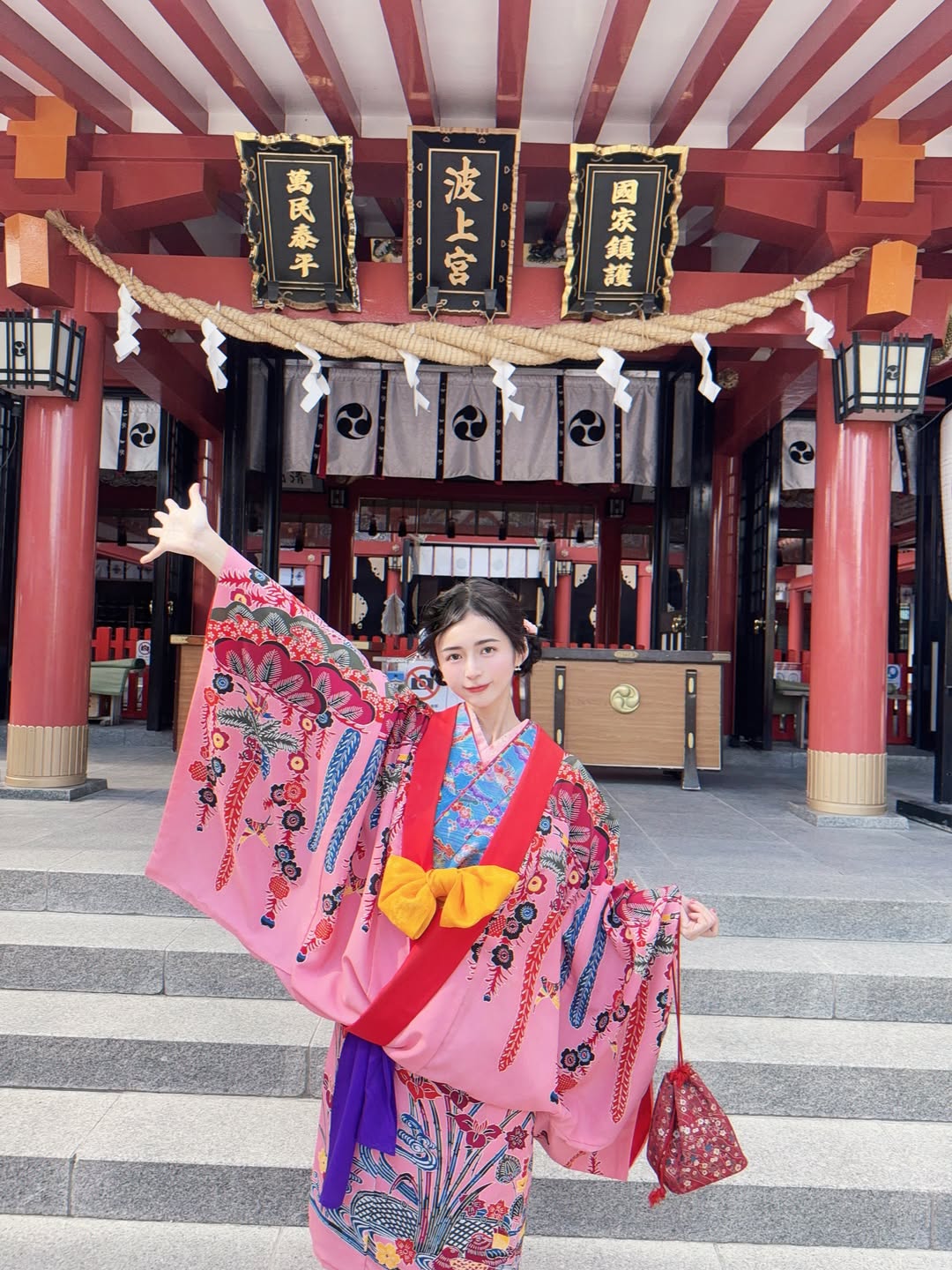 【正妹】辰辰和服美照超甜，气质恰到好处地与之契合！