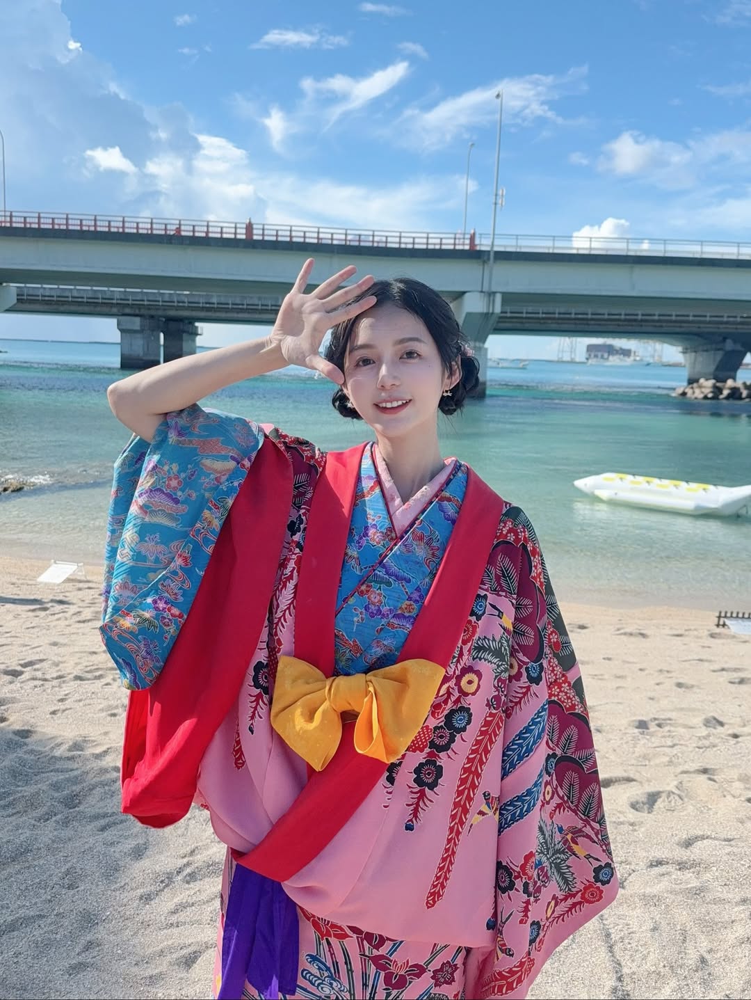 【正妹】辰辰和服美照超甜，气质恰到好处地与之契合！