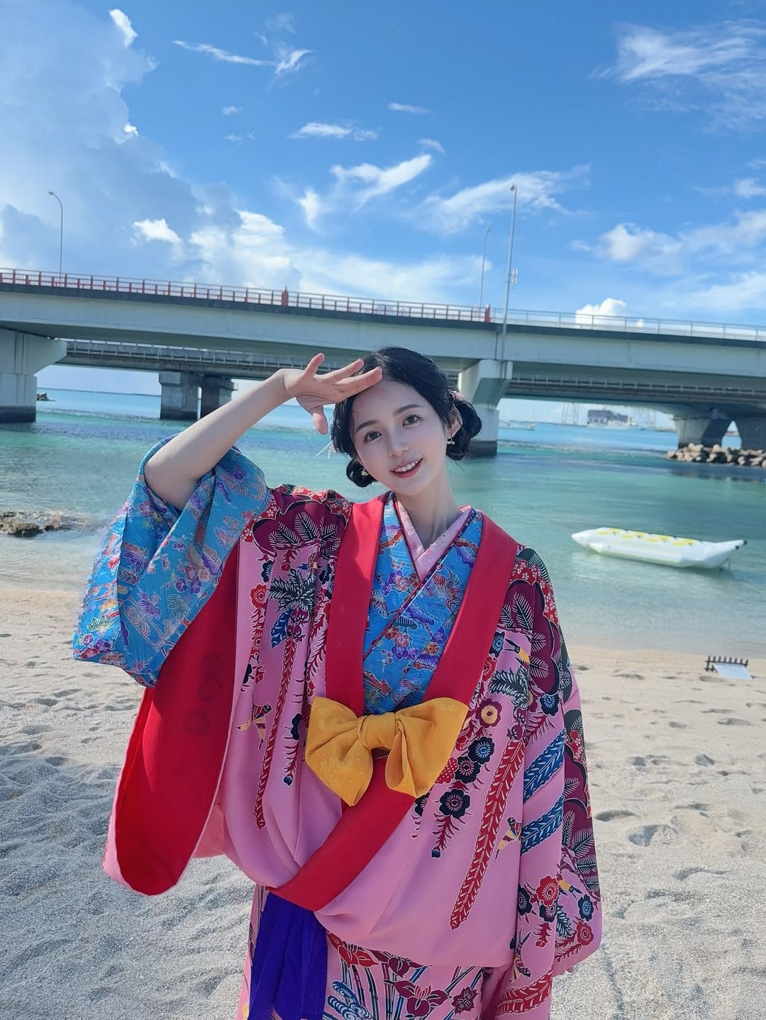 【正妹】辰辰和服美照超甜，气质恰到好处地与之契合！