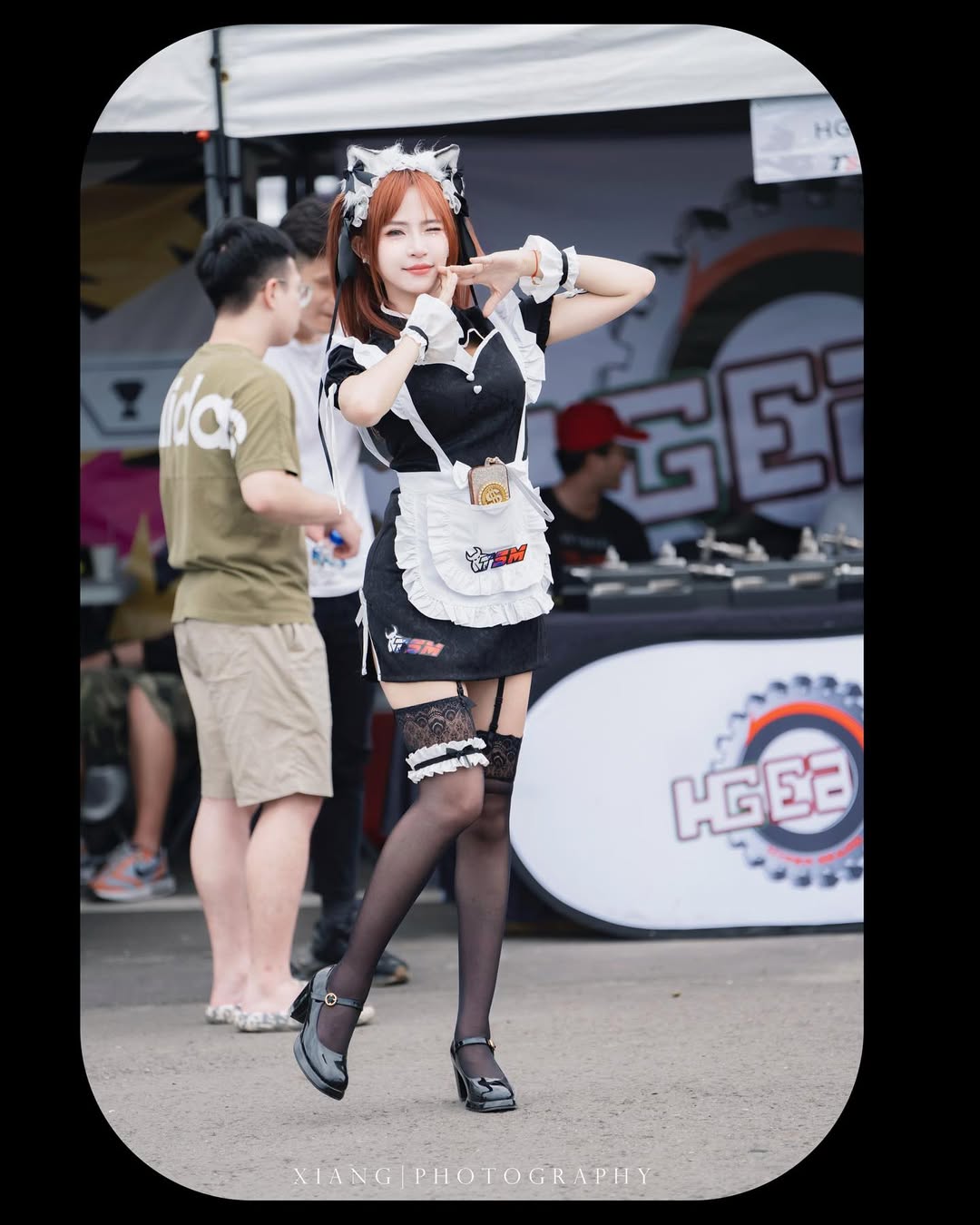 【正妹】小艾啾啾机车模特，速度与激情化为优雅与魅力！