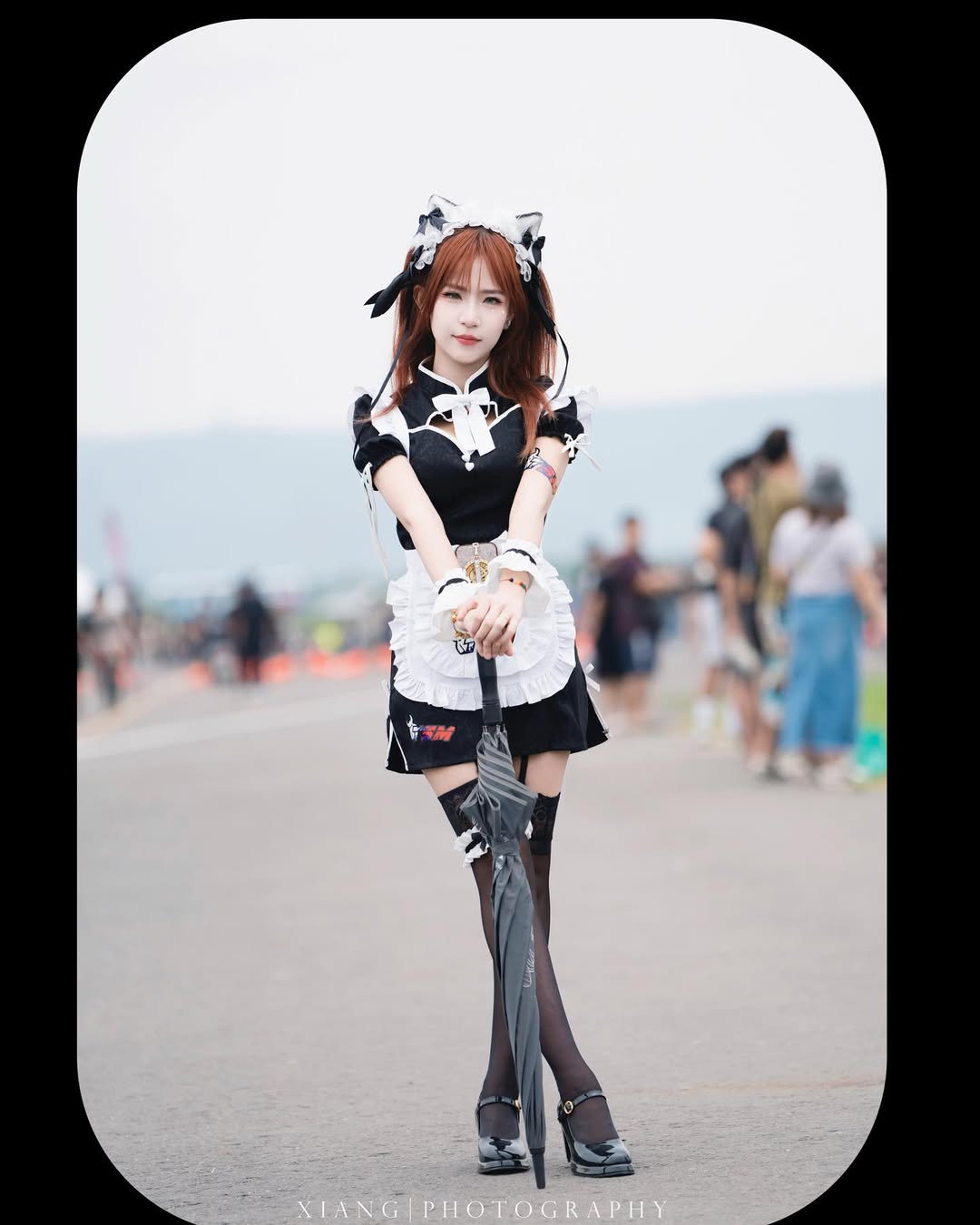 【正妹】小艾啾啾机车模特，速度与激情化为优雅与魅力！