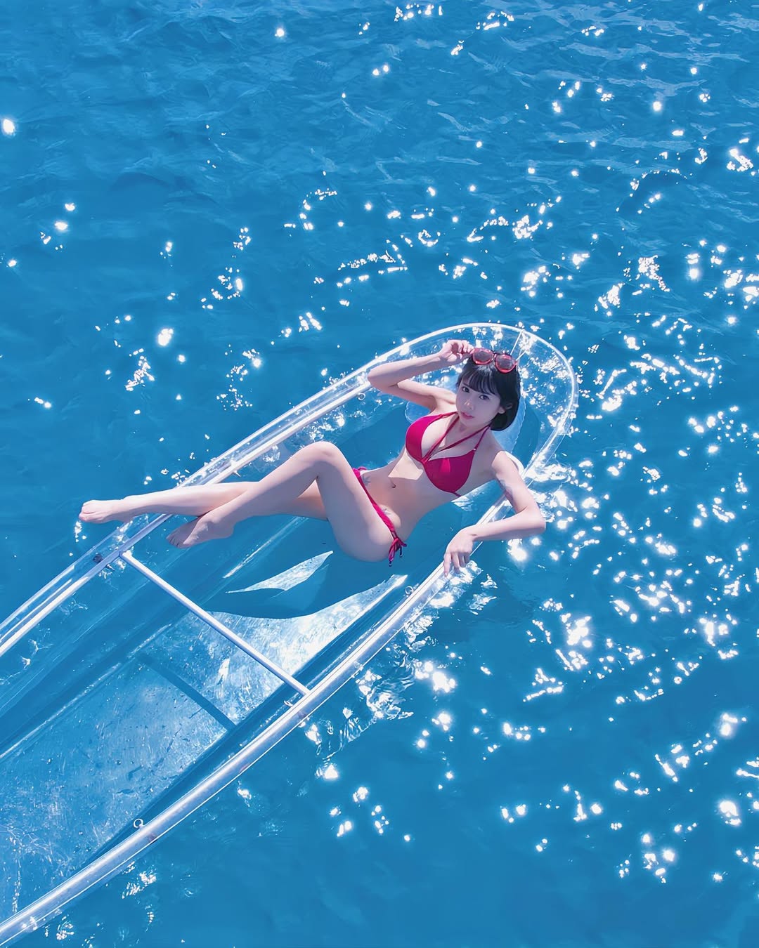 【正妹】Chubby糖 比基尼海中写真，打开了夏日记忆的抽屉！