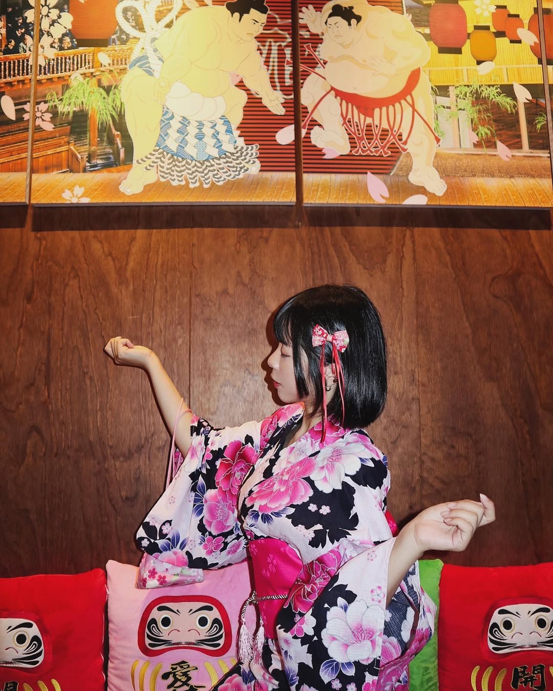 【正妹】Chubby糖 和服拉面店打卡，一瞬的美味治愈烦恼！