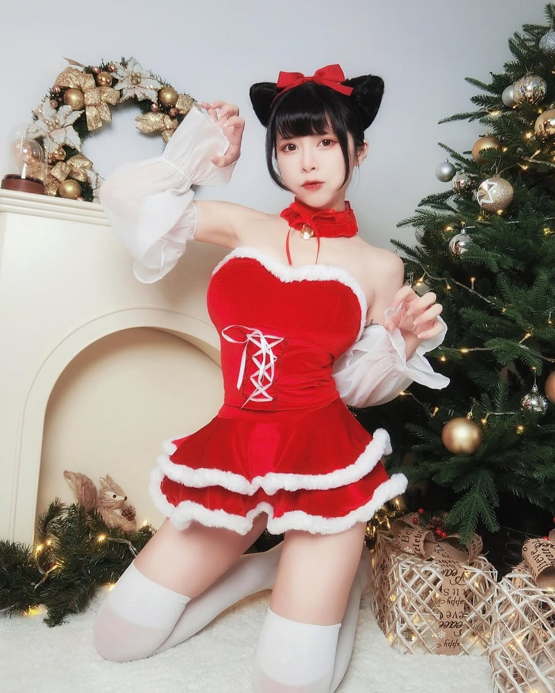 【正妹】Chubby糖 小猫咪装扮美照，烦恼变得可爱的小点缀！