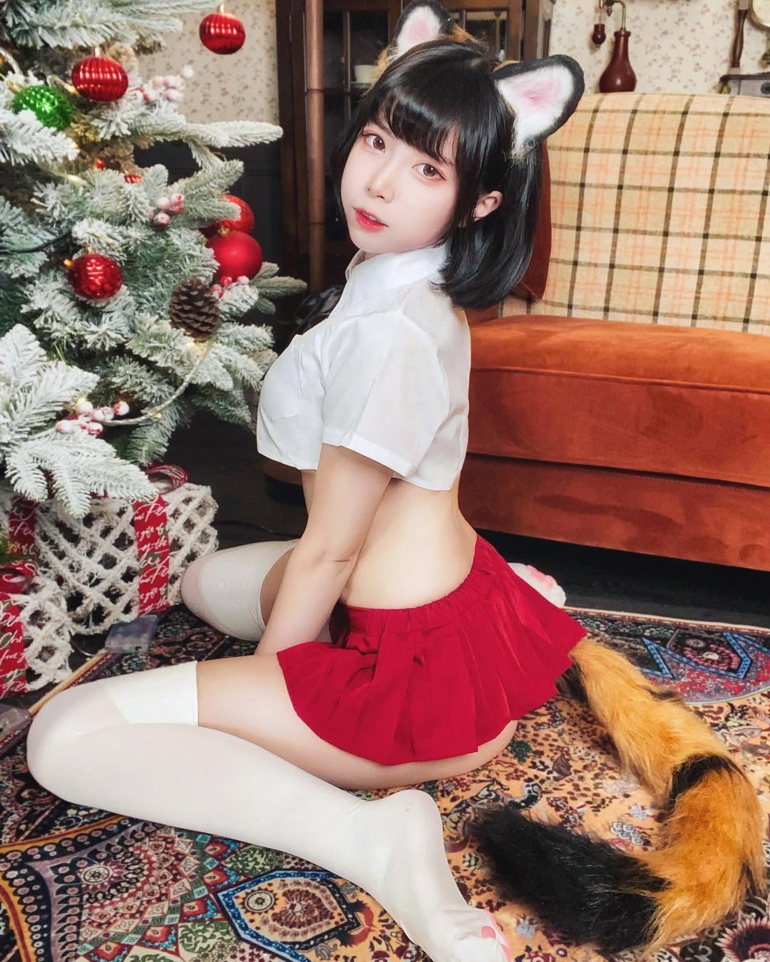 【正妹】Chubby糖 小猫咪装扮美照，烦恼变得可爱的小点缀！