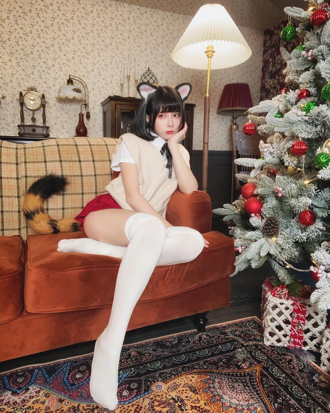 【正妹】Chubby糖 小猫咪装扮美照，烦恼变得可爱的小点缀！