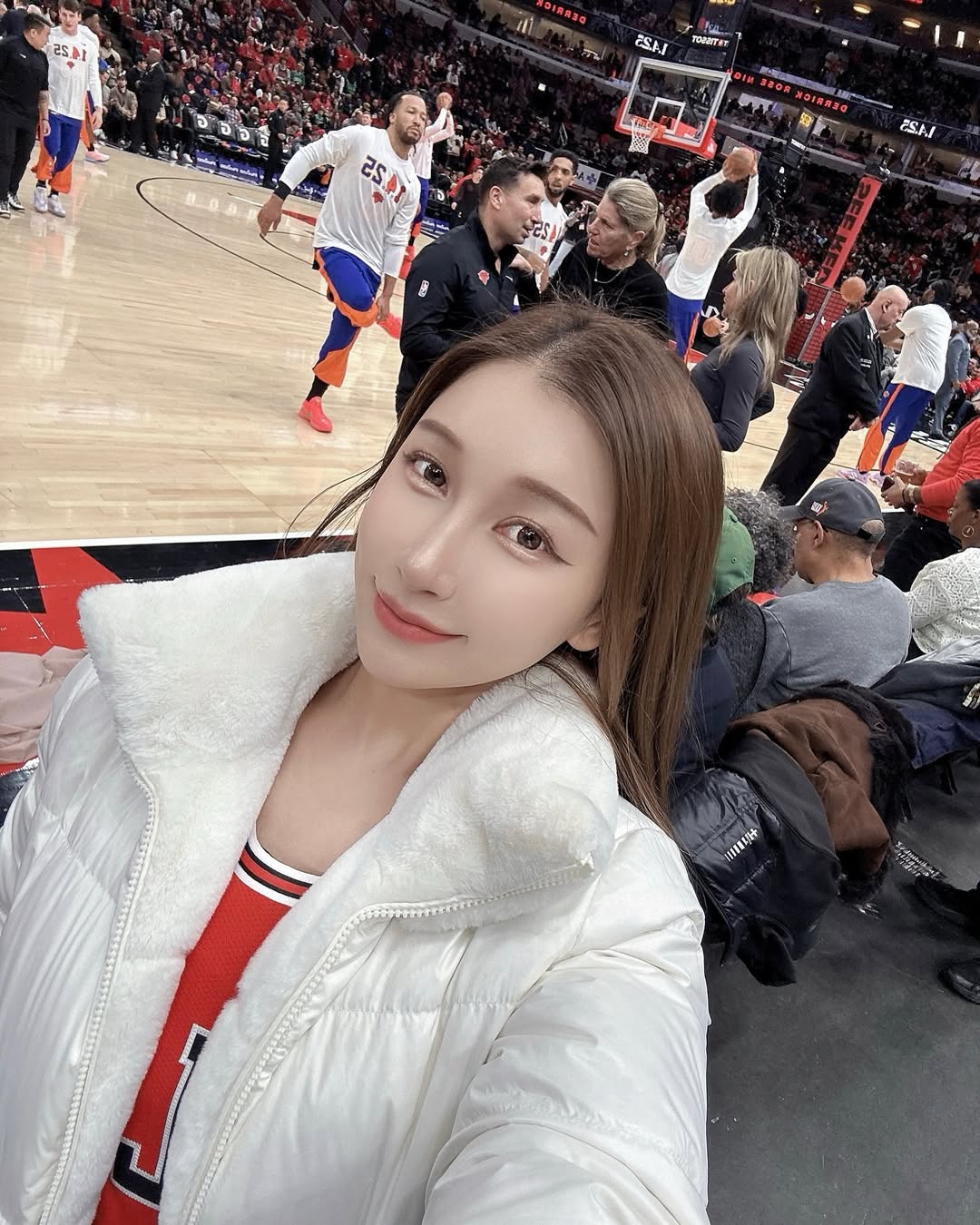 【正妹】娜娜米NBA赛场的美丽瞬间，在欢呼声中发现热爱！