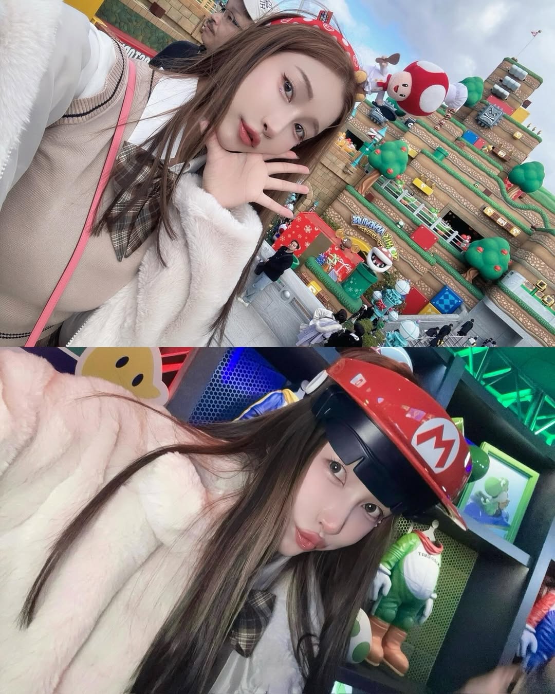 【正妹】娜娜米游乐场美照，拥抱生活的每一次精彩瞬间！