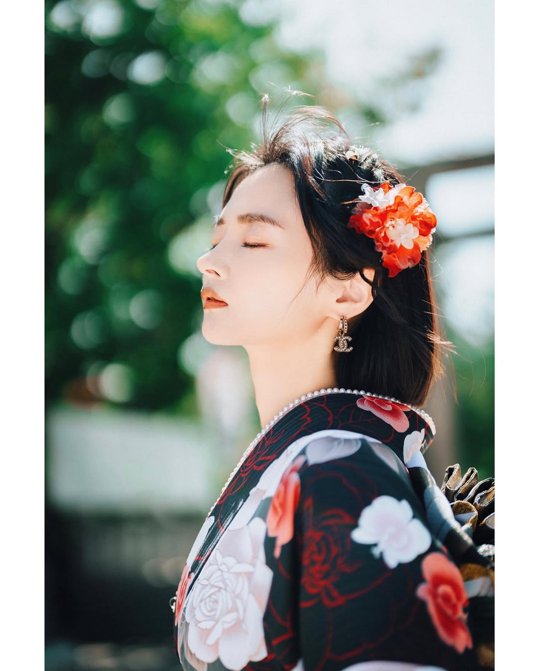 【正妹】A栗超美和服美照，夏日里清凉的一阵风！