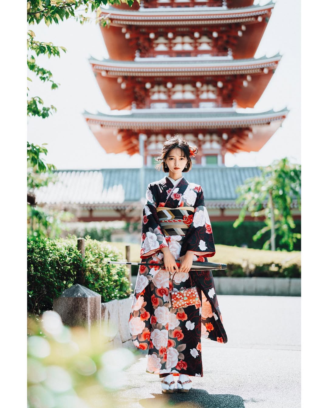 【正妹】A栗超美和服美照，夏日里清凉的一阵风！