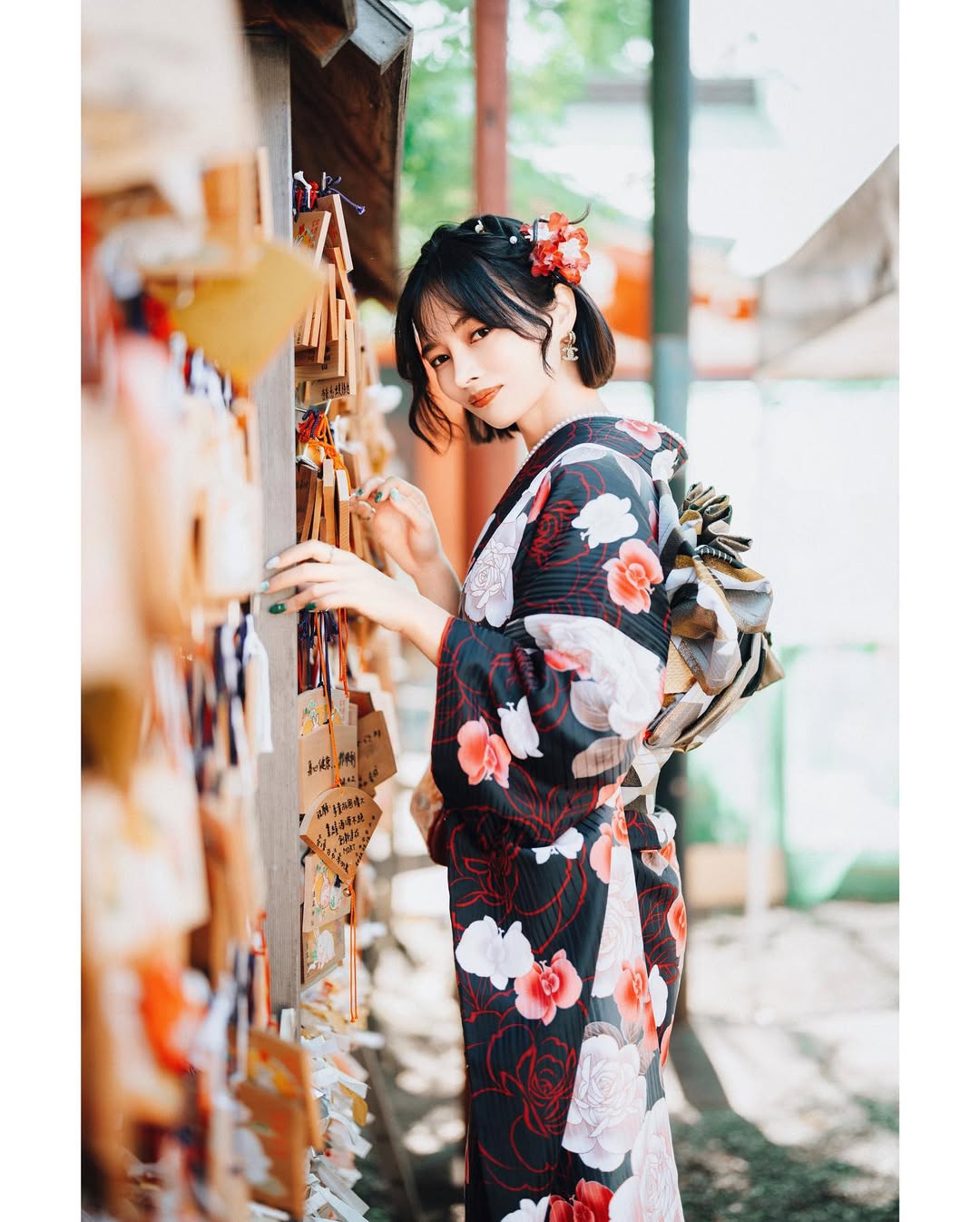 【正妹】A栗超美和服美照，夏日里清凉的一阵风！