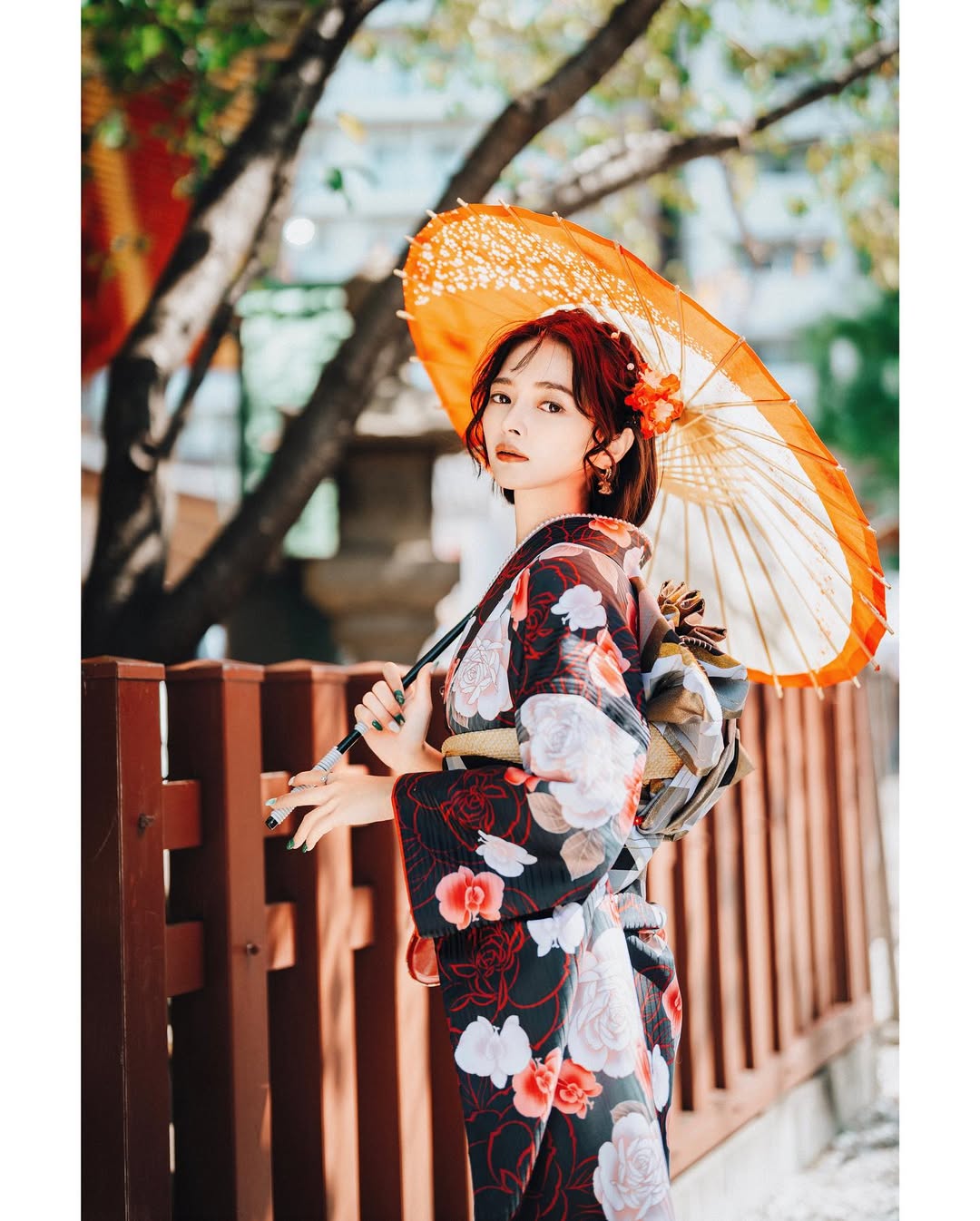 【正妹】A栗超美和服美照，夏日里清凉的一阵风！