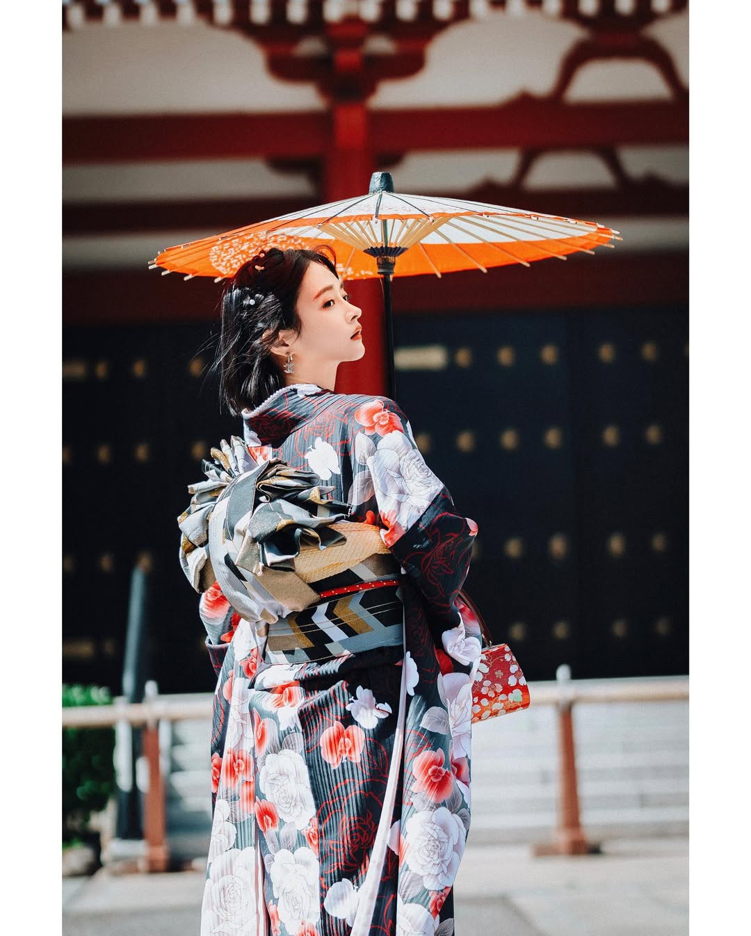 【正妹】A栗超美和服美照，夏日里清凉的一阵风！