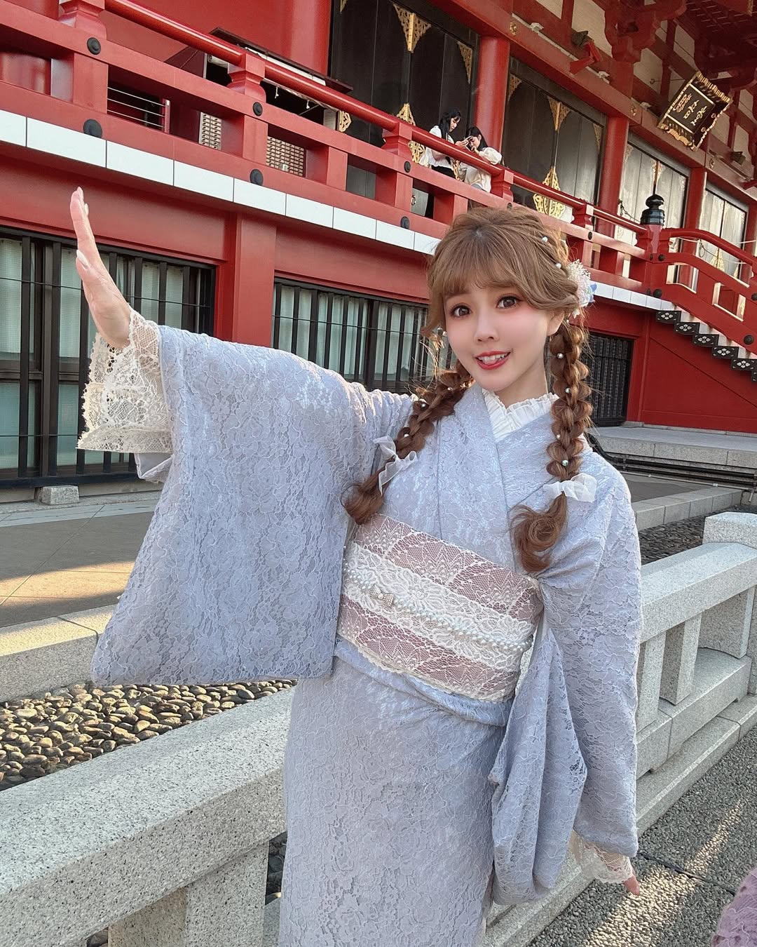 【正妹】凯蒂老师甜美瞬间，宁静清爽的和服美学！