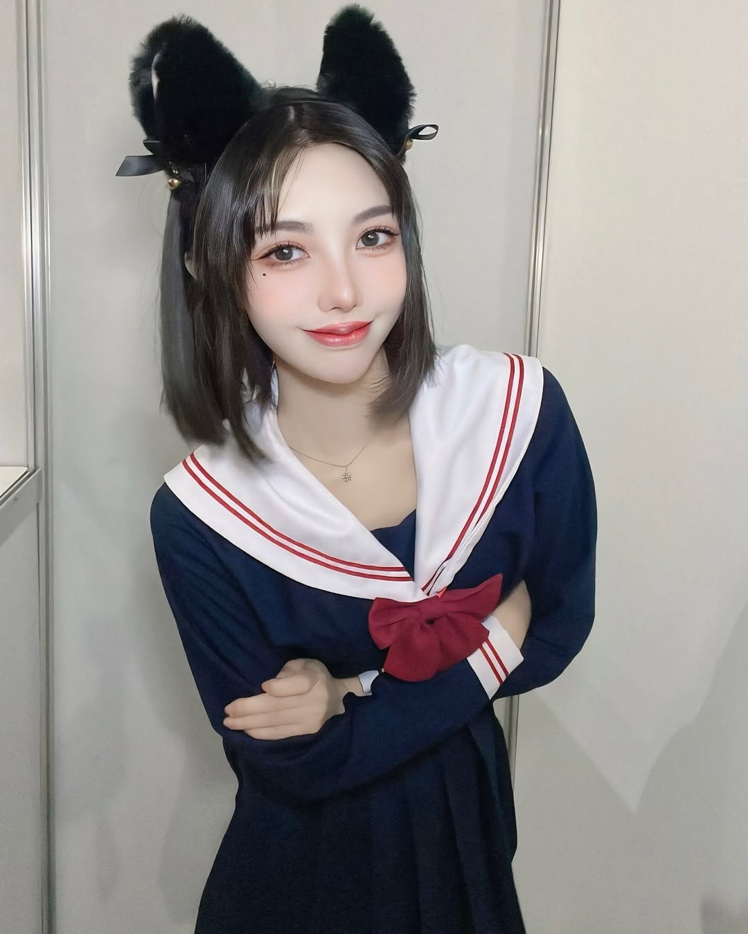 【正妹】林莹JK制服漫展打卡，每一次打卡都像一场温柔的仪式！