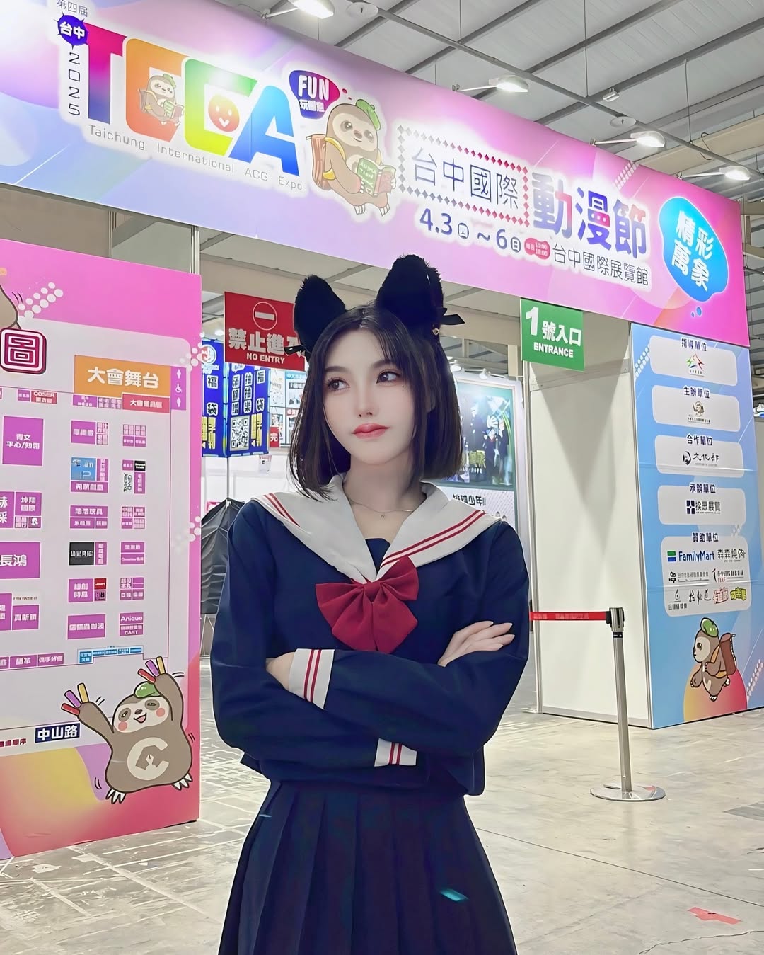 【正妹】林莹JK制服漫展打卡，每一次打卡都像一场温柔的仪式！