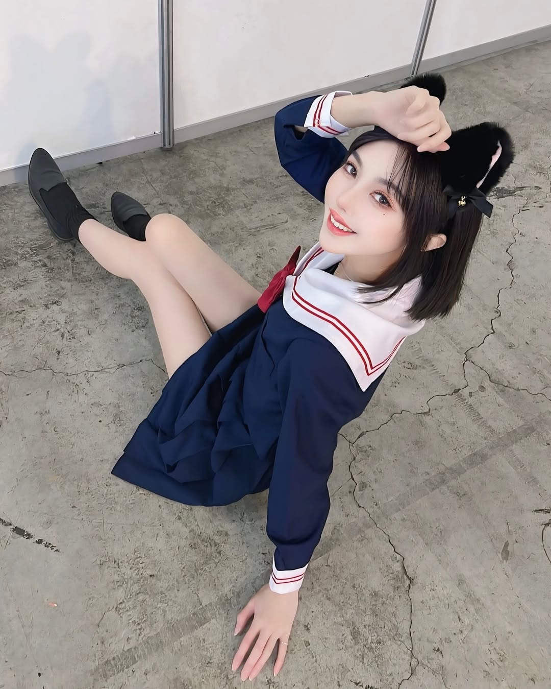 【正妹】林莹JK制服漫展打卡，每一次打卡都像一场温柔的仪式！