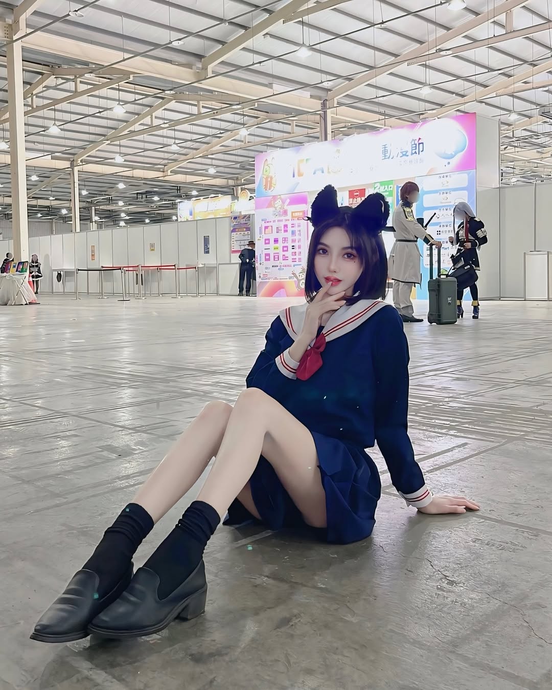 【正妹】林莹JK制服漫展打卡，每一次打卡都像一场温柔的仪式！