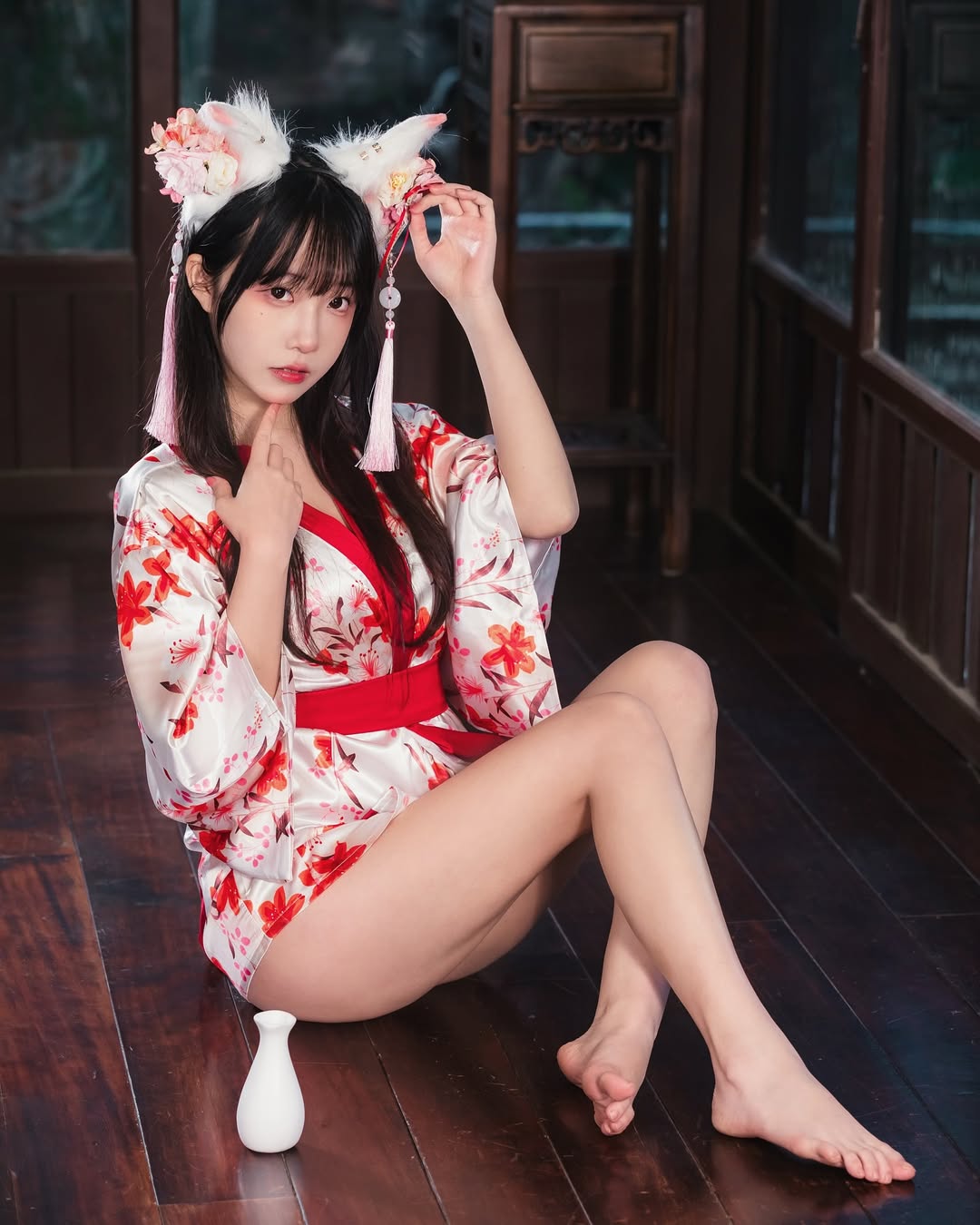 【正妹】小孟Naomi浴服小狐狸造型，一场甜蜜又俏皮的视觉小确幸！