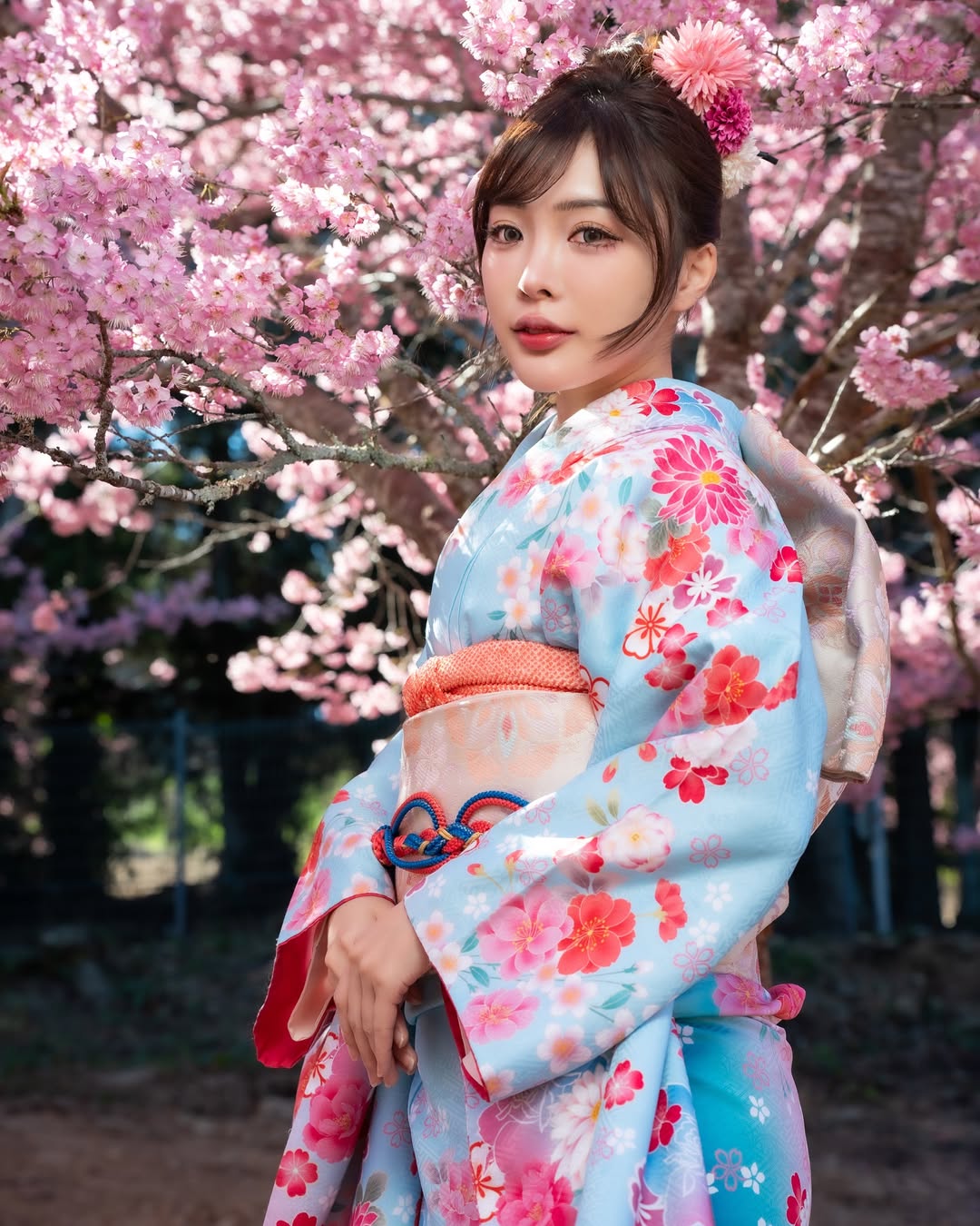 【正妹】莉雅Lia和服照片超美，微妙光泽下的美丽瞬间！