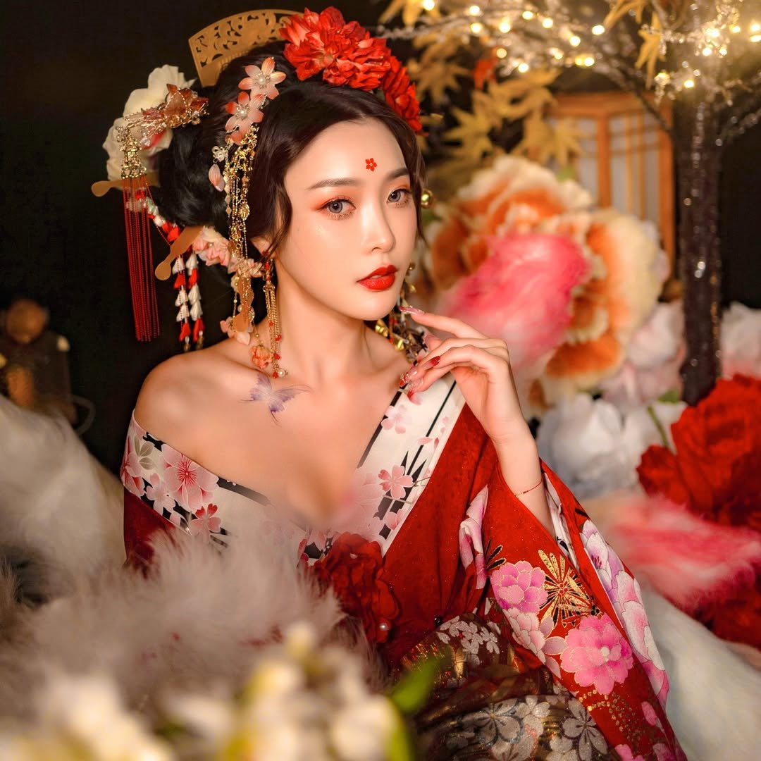 【正妹】莉雅Lia九尾狐艺术照超美，微光还在眼前轻轻摇曳！