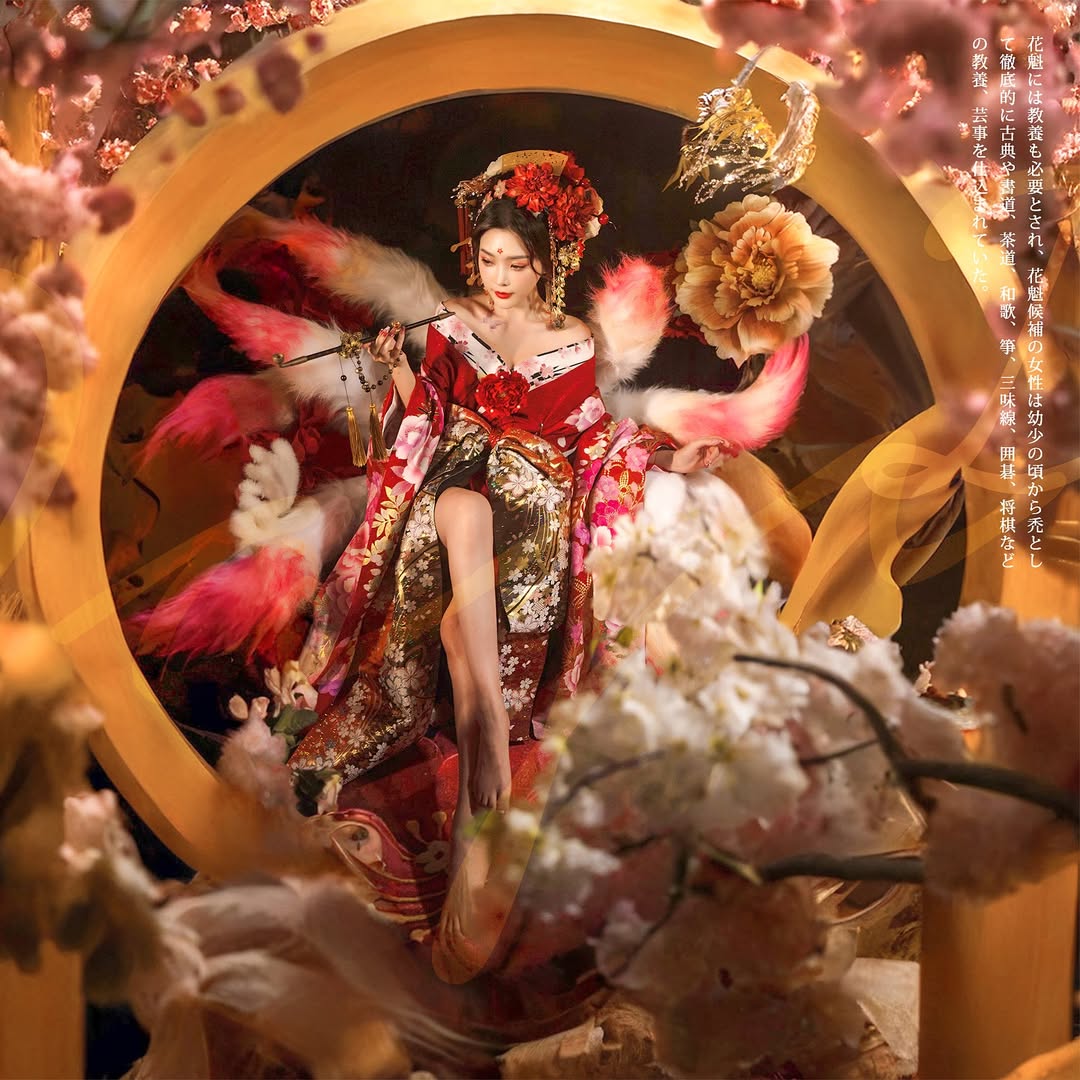 【正妹】莉雅Lia九尾狐艺术照超美，微光还在眼前轻轻摇曳！