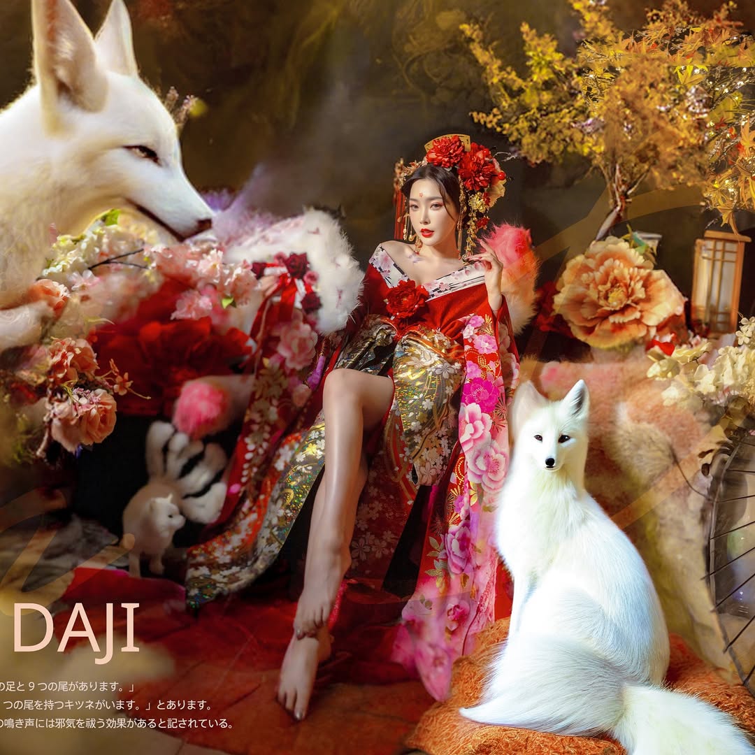 【正妹】莉雅Lia九尾狐艺术照超美，微光还在眼前轻轻摇曳！