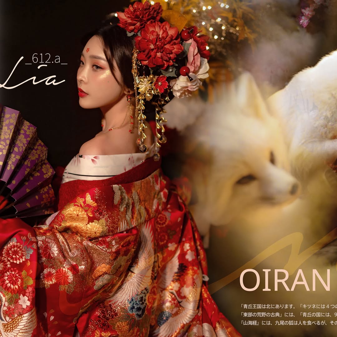 【正妹】莉雅Lia九尾狐艺术照超美，微光还在眼前轻轻摇曳！