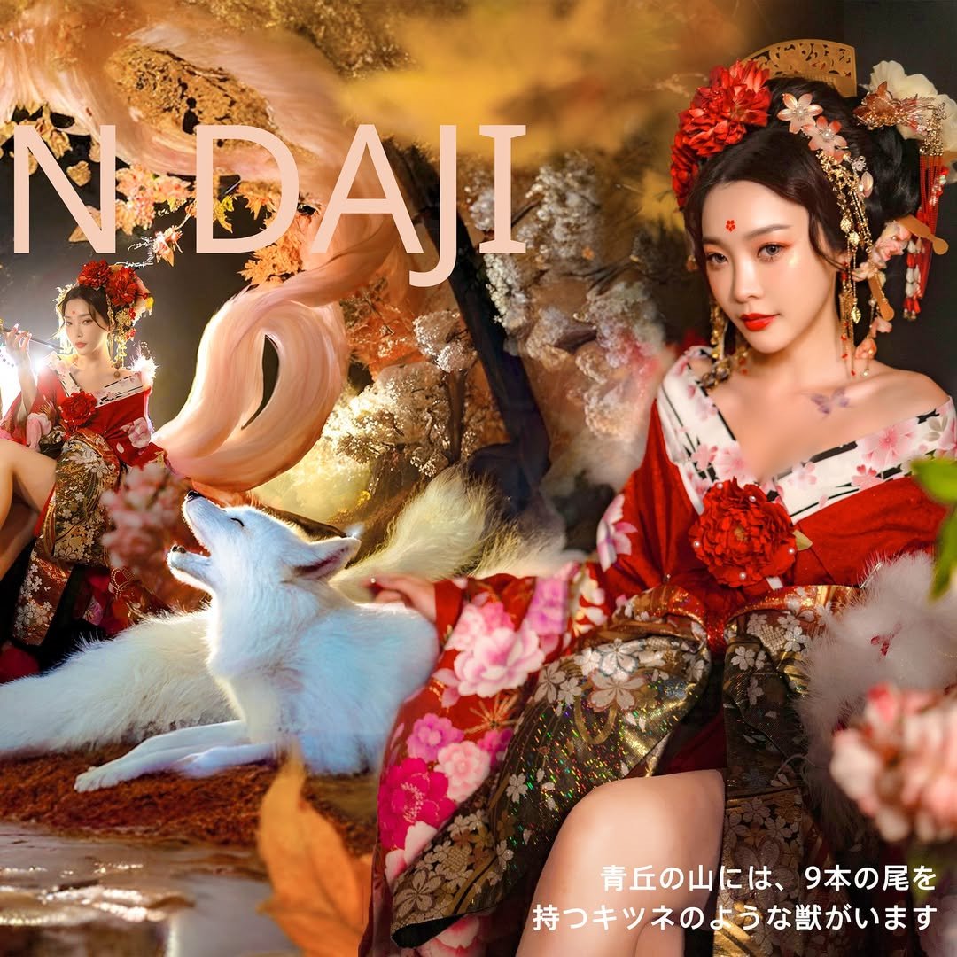 【正妹】莉雅Lia九尾狐艺术照超美，微光还在眼前轻轻摇曳！