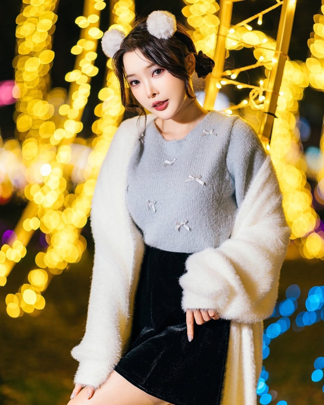 【正妹】莉雅Lia霓虹灯下写真，那一瞬间仿佛凝固了时间！