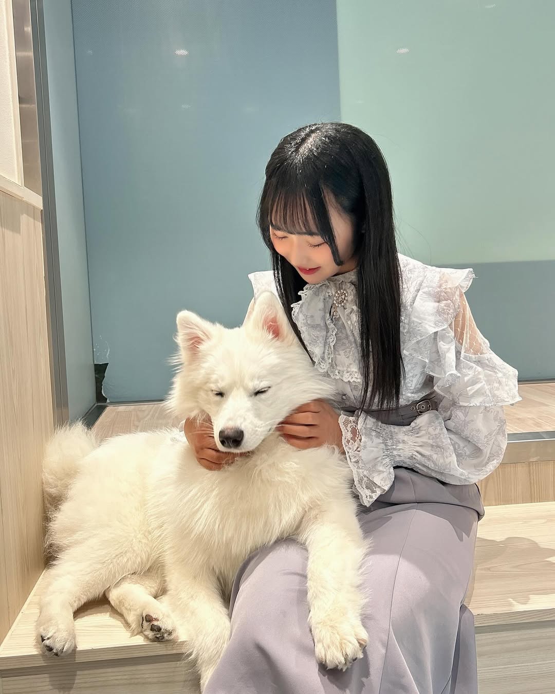 【正妹】本多もか与宠物狗的温暖合照，好看不仅仅靠外表！