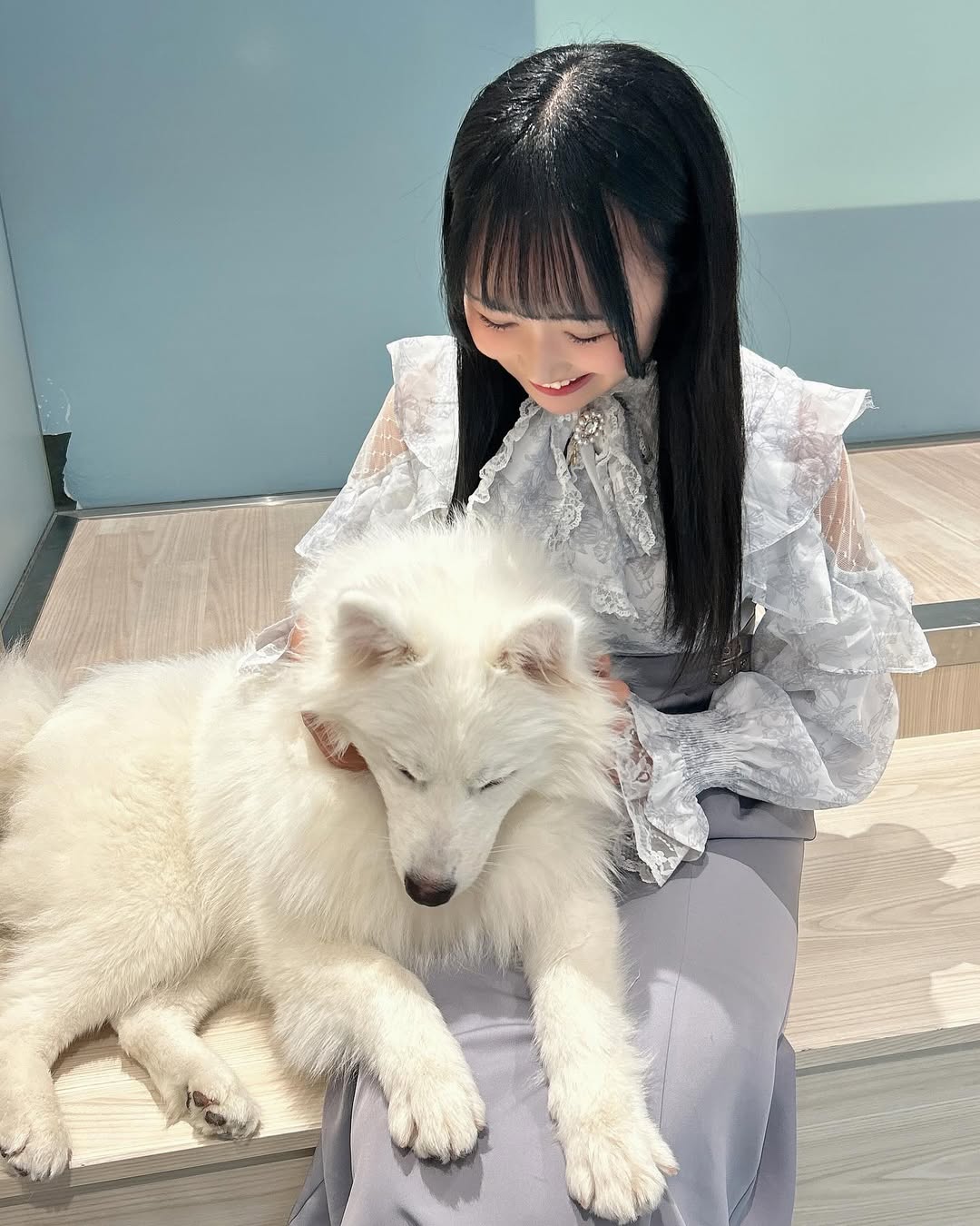 【正妹】本多もか与宠物狗的温暖合照，好看不仅仅靠外表！