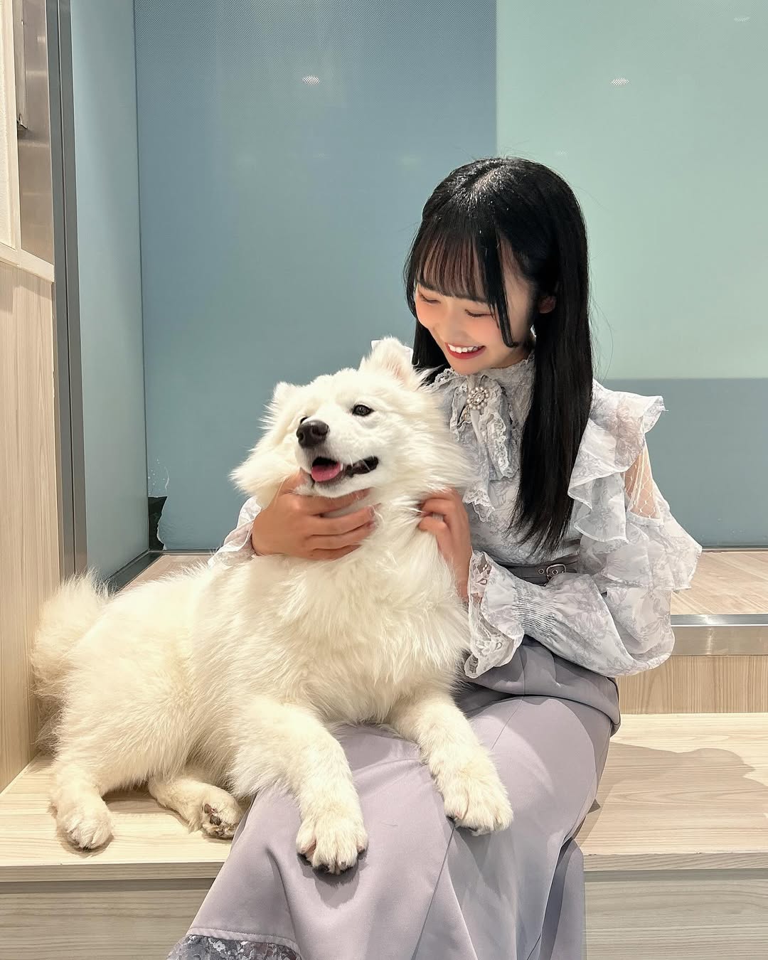 【正妹】本多もか与宠物狗的温暖合照，好看不仅仅靠外表！